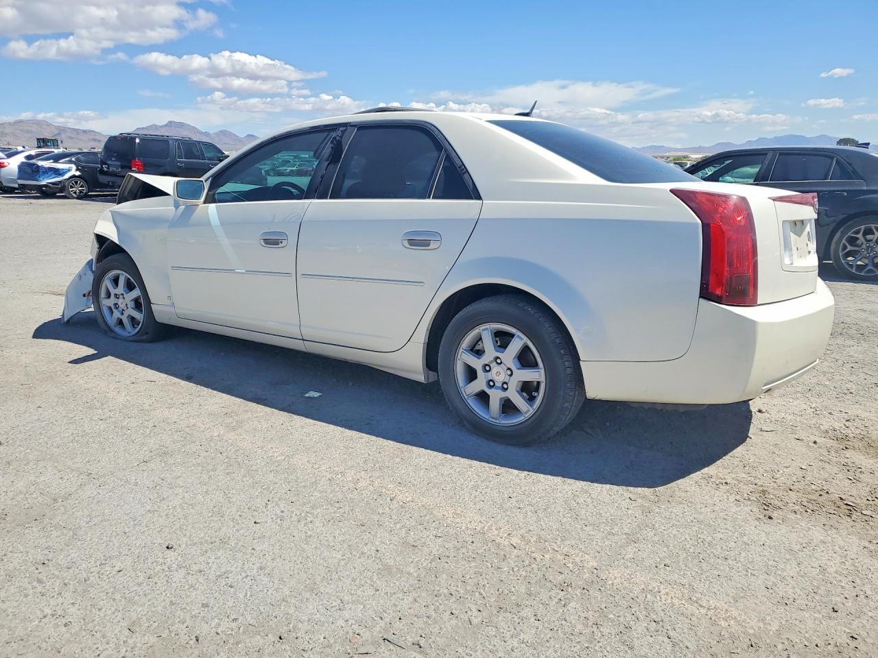 2007 Cadillac Cts Hi Feature V6 White vin: 1G6DP577070176704