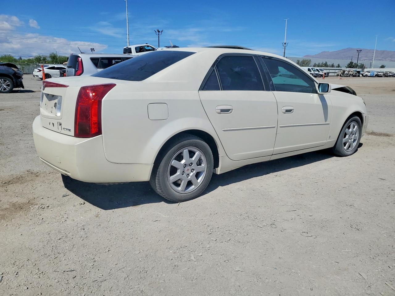 2007 Cadillac Cts Hi Feature V6 White vin: 1G6DP577070176704