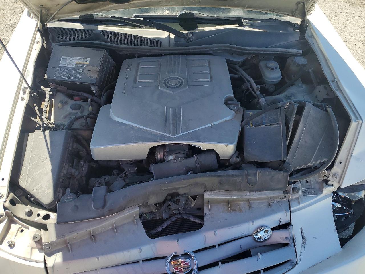 2007 Cadillac Cts Hi Feature V6 White vin: 1G6DP577070176704