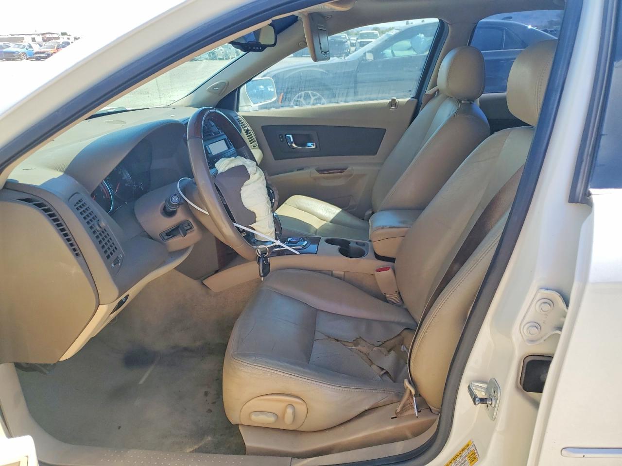 2007 Cadillac Cts Hi Feature V6 White vin: 1G6DP577070176704