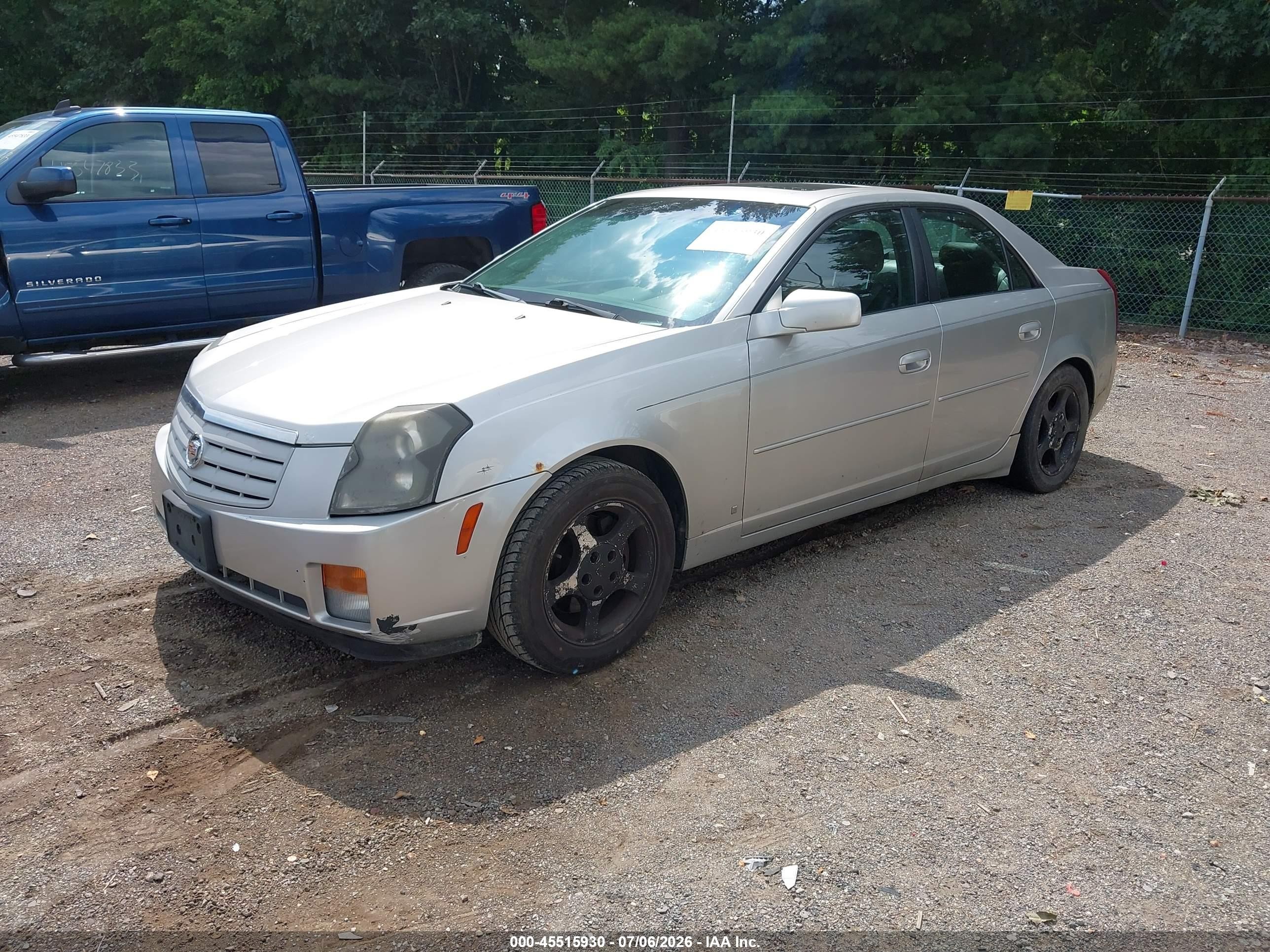 2006 Cadillac Cts Standard Silver vin: 1G6DP577160185359
