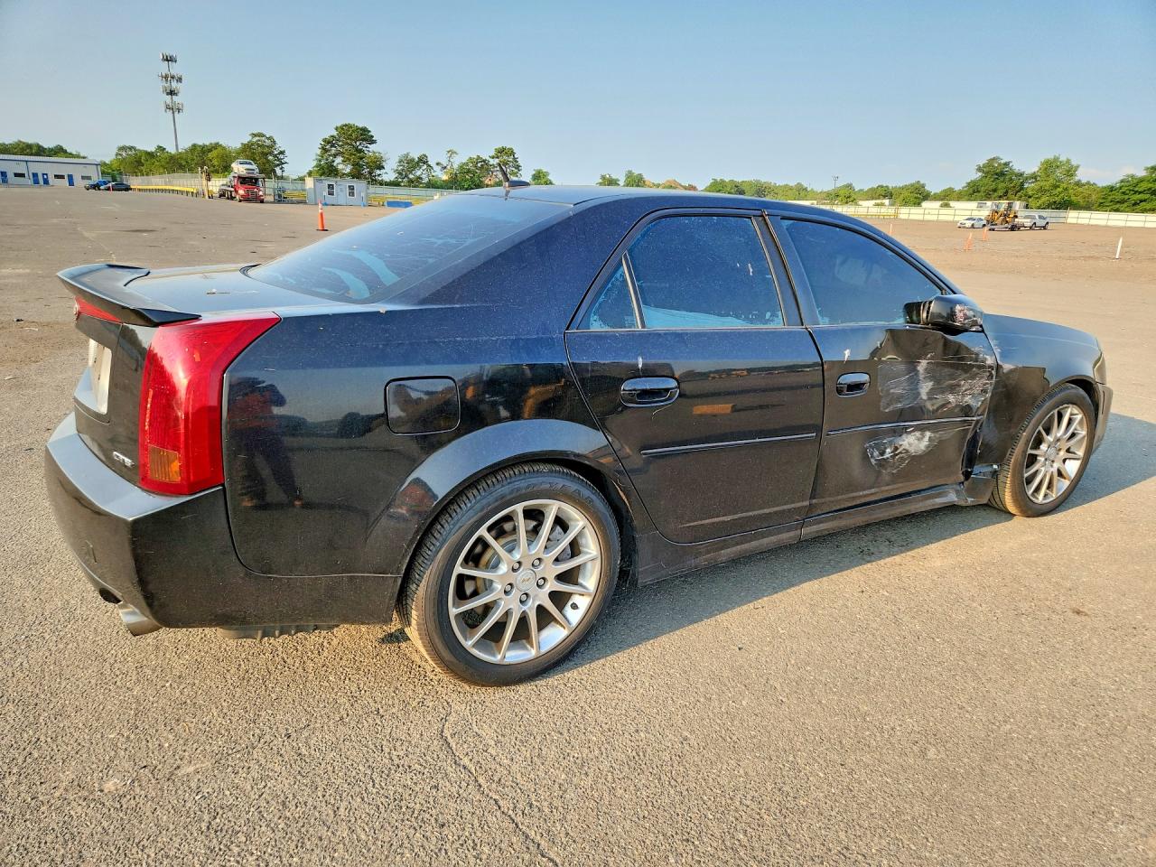 2007 Cadillac Cts Hi Feature V6 Black vin: 1G6DP577170136292