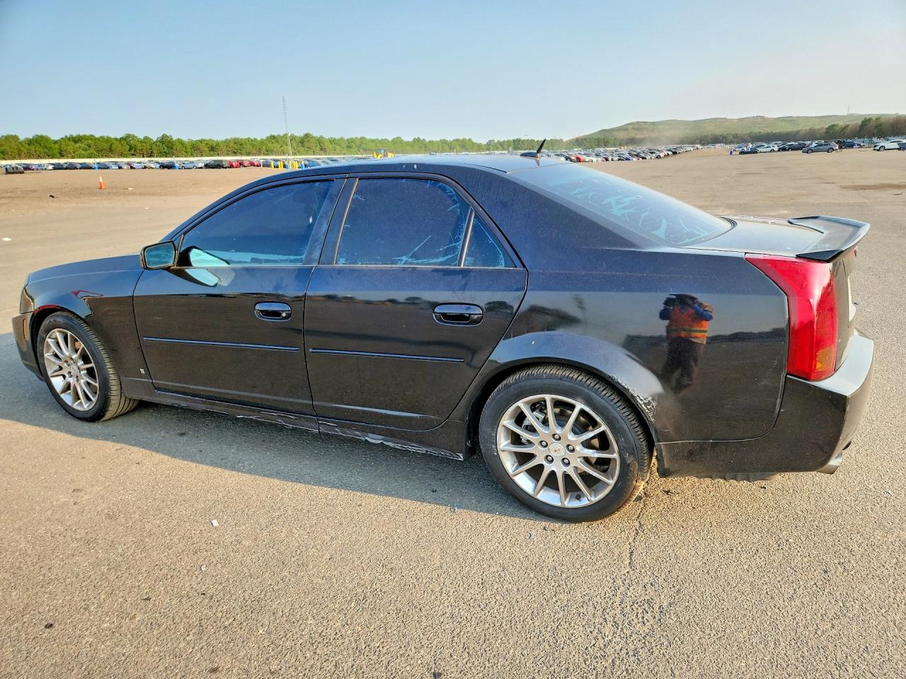2007 Cadillac Cts Hi Feature V6 Black vin: 1G6DP577170136292