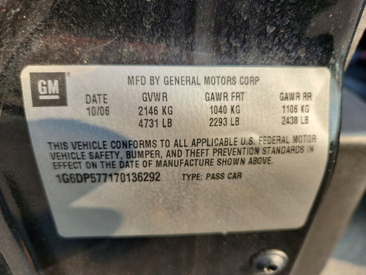 2007 Cadillac Cts Hi Feature V6 Black vin: 1G6DP577170136292