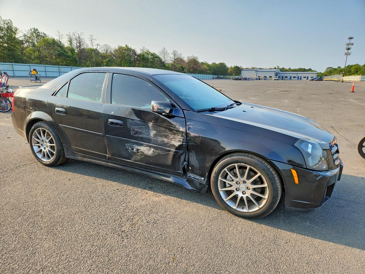 2007 Cadillac Cts Hi Feature V6 Black vin: 1G6DP577170136292