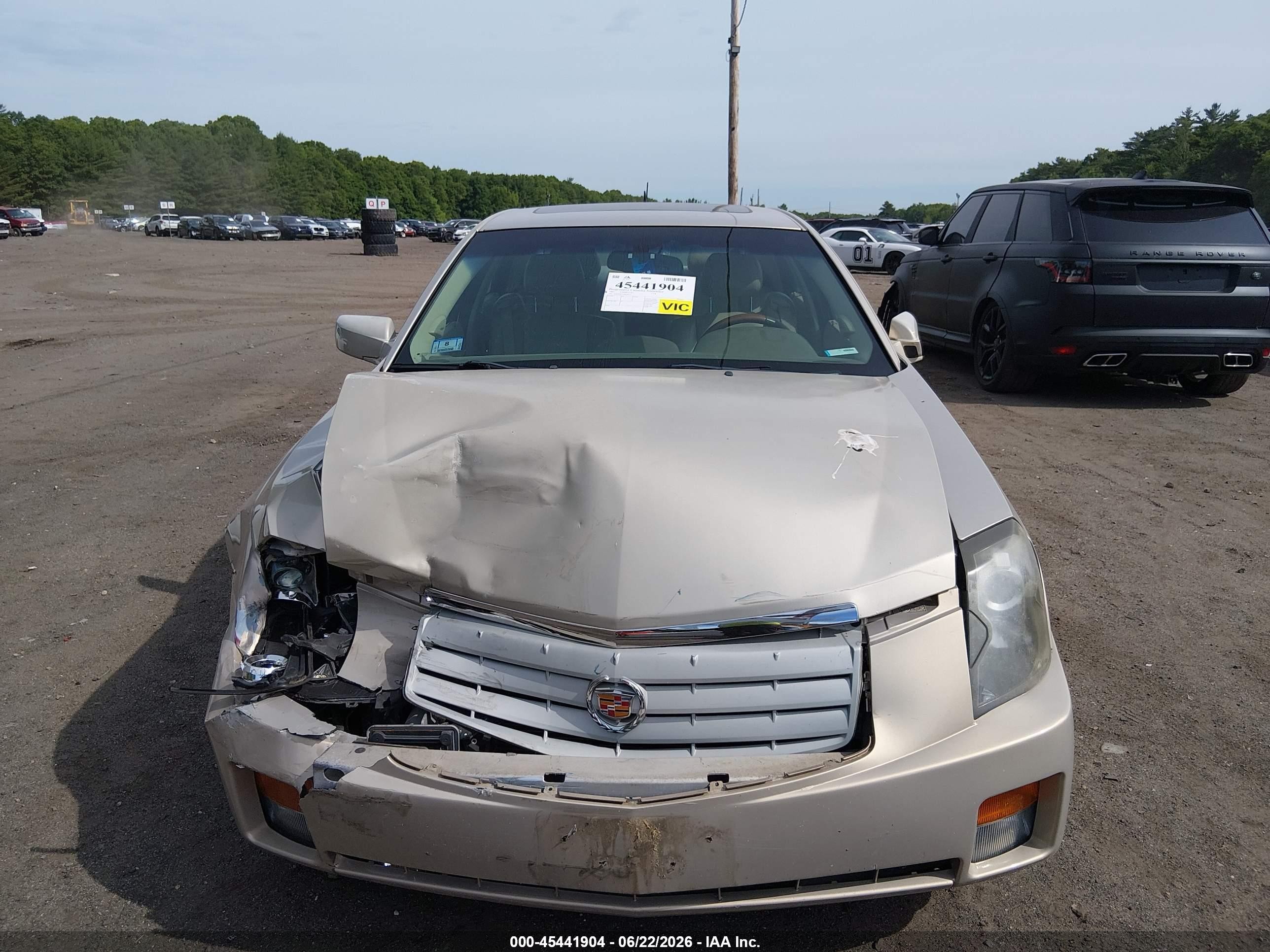 2007 Cadillac Cts Base W/1sb Gold vin: 1G6DP577170194113