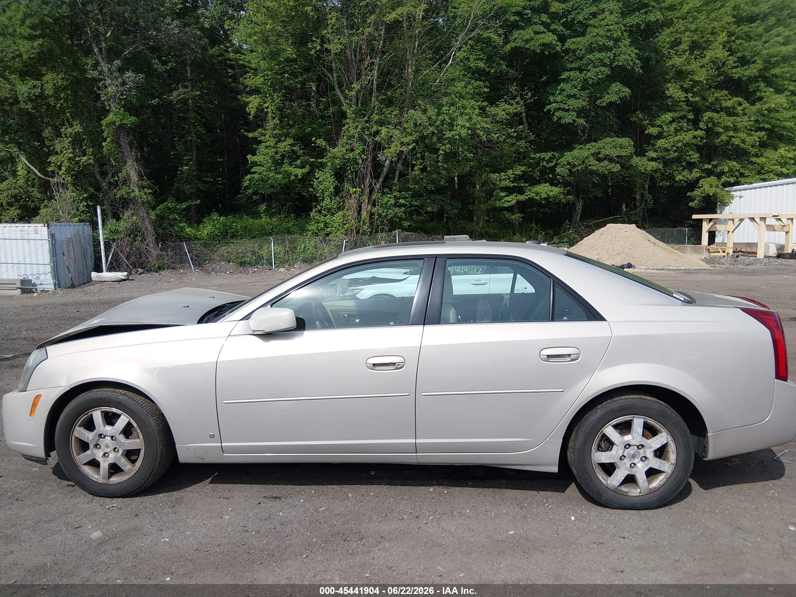 2007 Cadillac Cts Base W/1sb Gold vin: 1G6DP577170194113