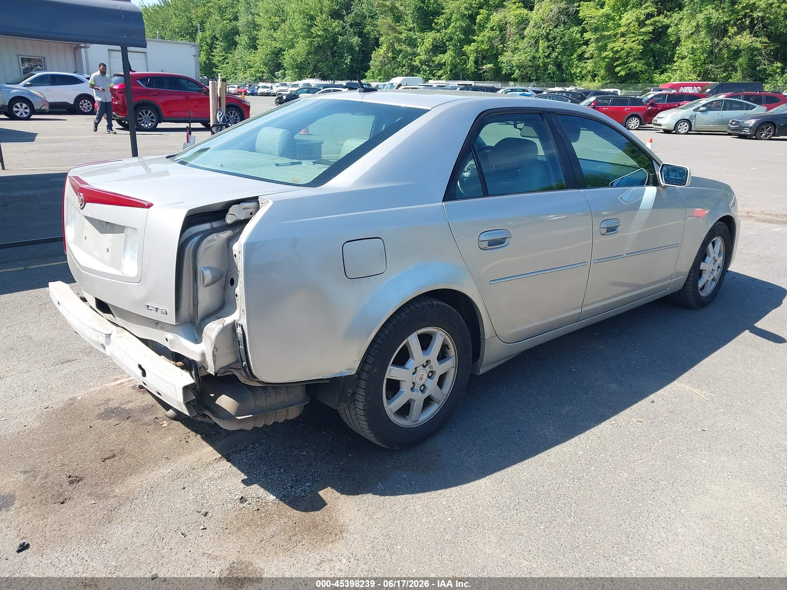 2007 Cadillac Cts Standard Silver vin: 1G6DP577170194483
