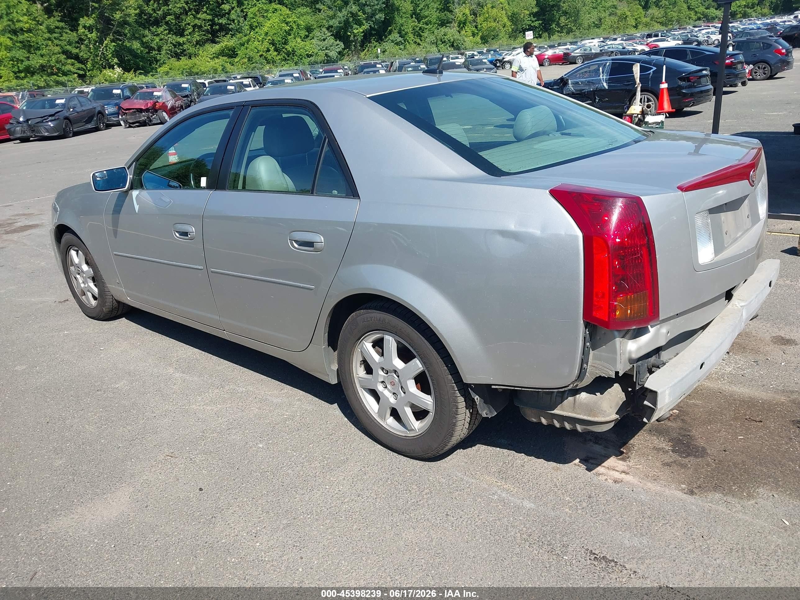 2007 Cadillac Cts Standard Silver vin: 1G6DP577170194483
