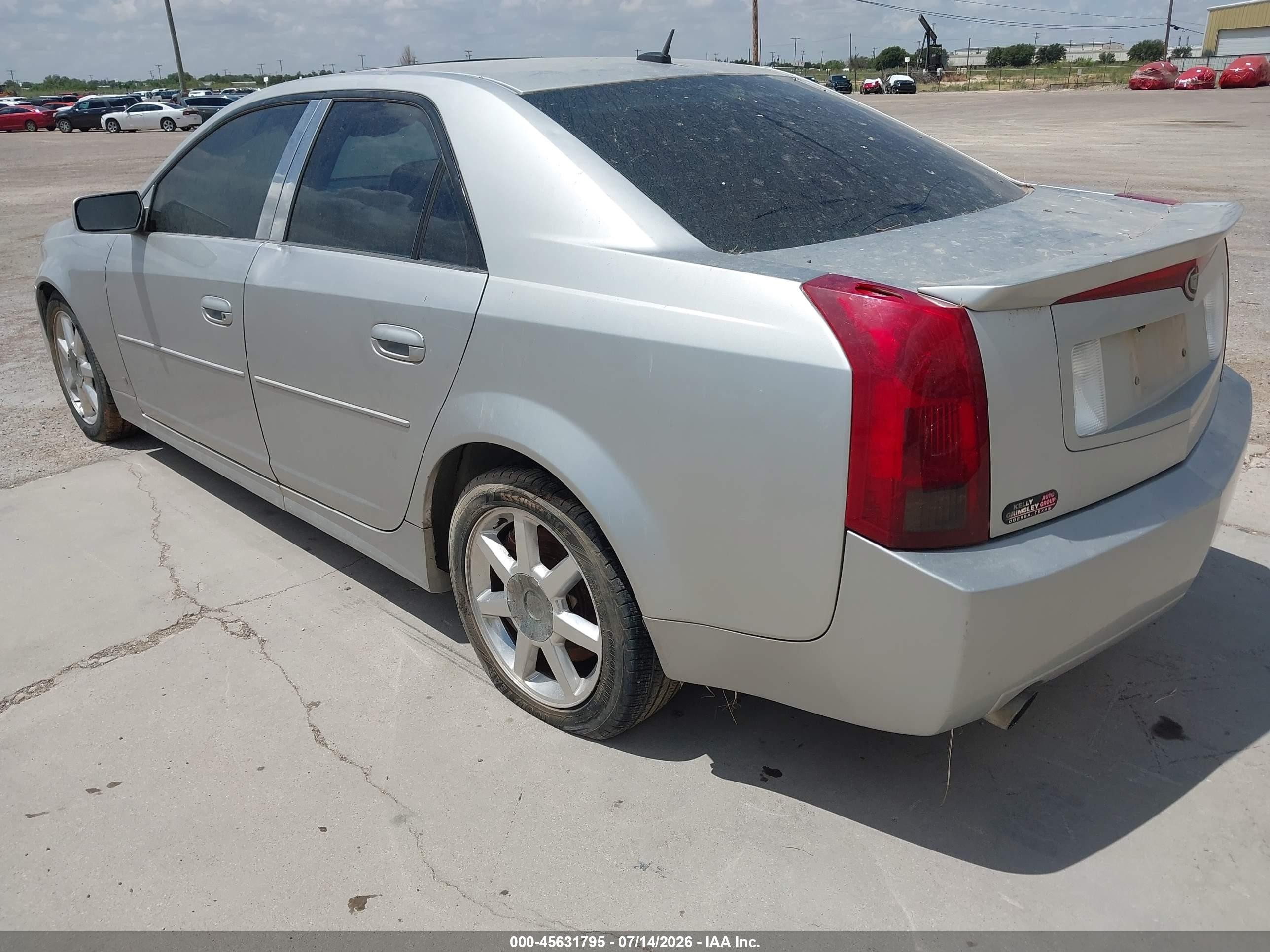 2006 Cadillac Cts Base W/1sb Silver vin: 1G6DP577260178131