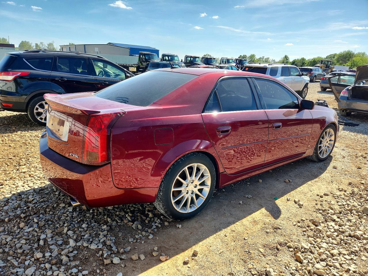 2006 Cadillac Cts Hi Feature V6 Red vin: 1G6DP577360205563