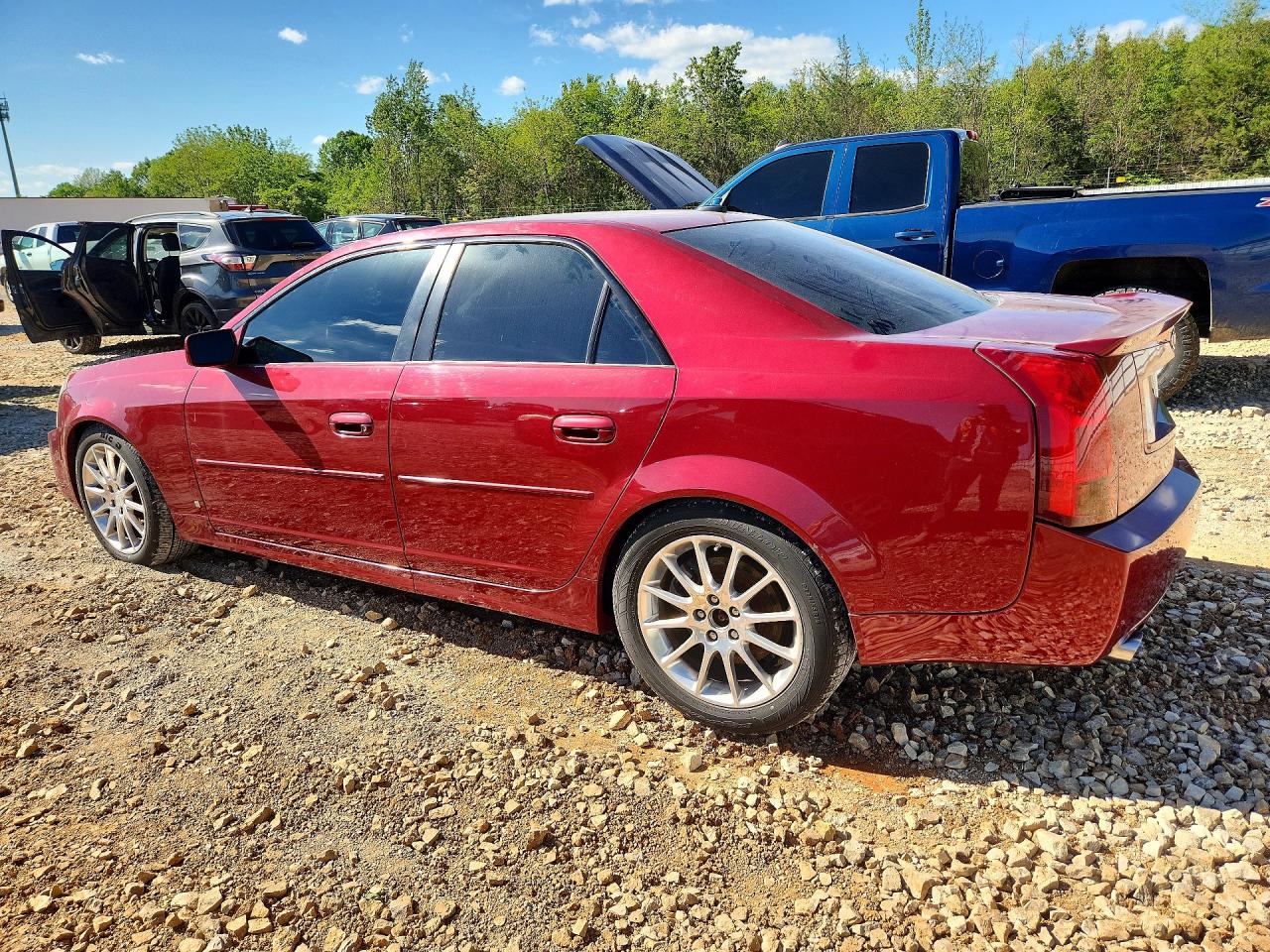2006 Cadillac Cts Hi Feature V6 Red vin: 1G6DP577360205563