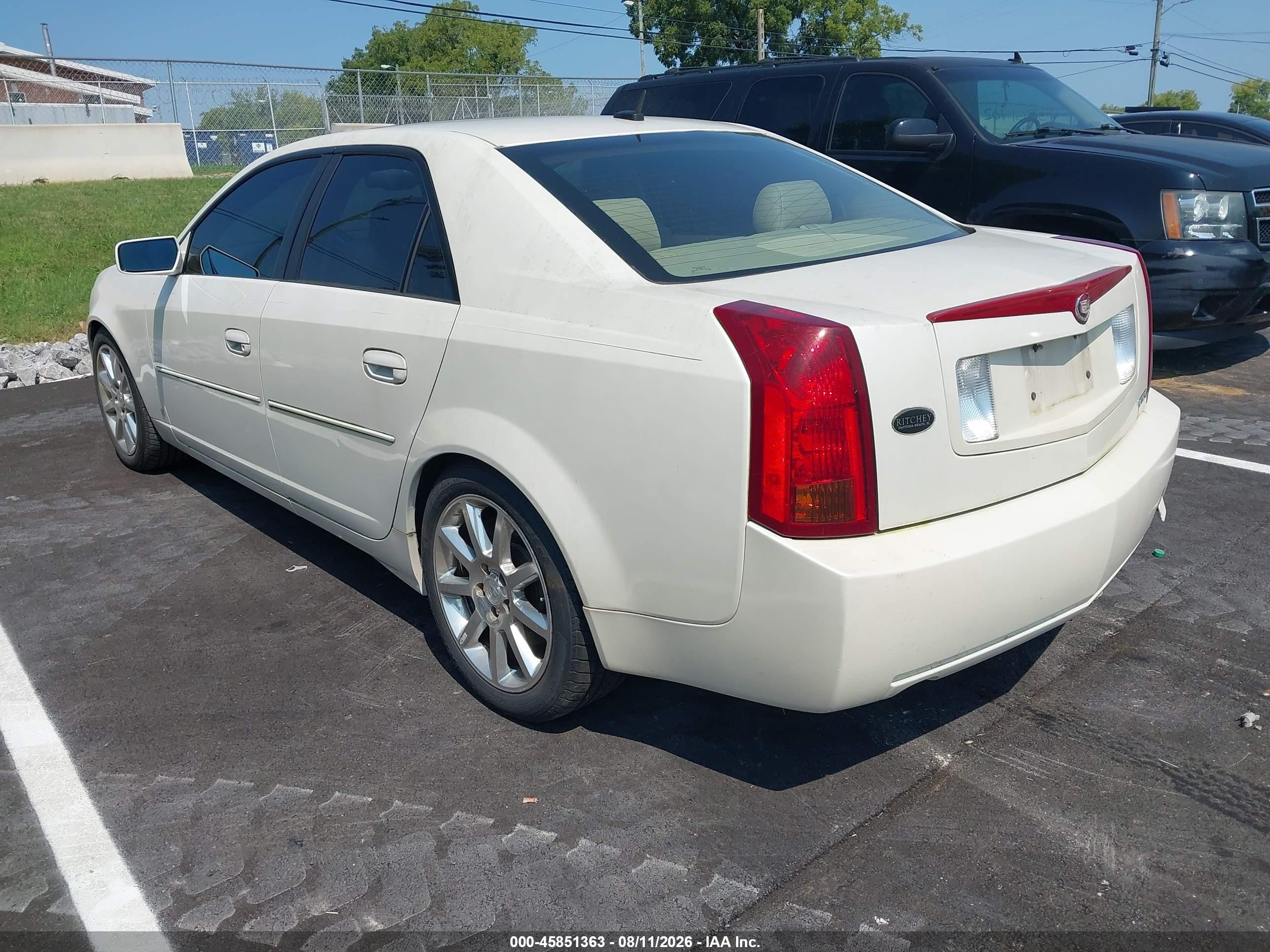 2007 Cadillac Cts Hi Feature V6 White vin: 1G6DP577370102094