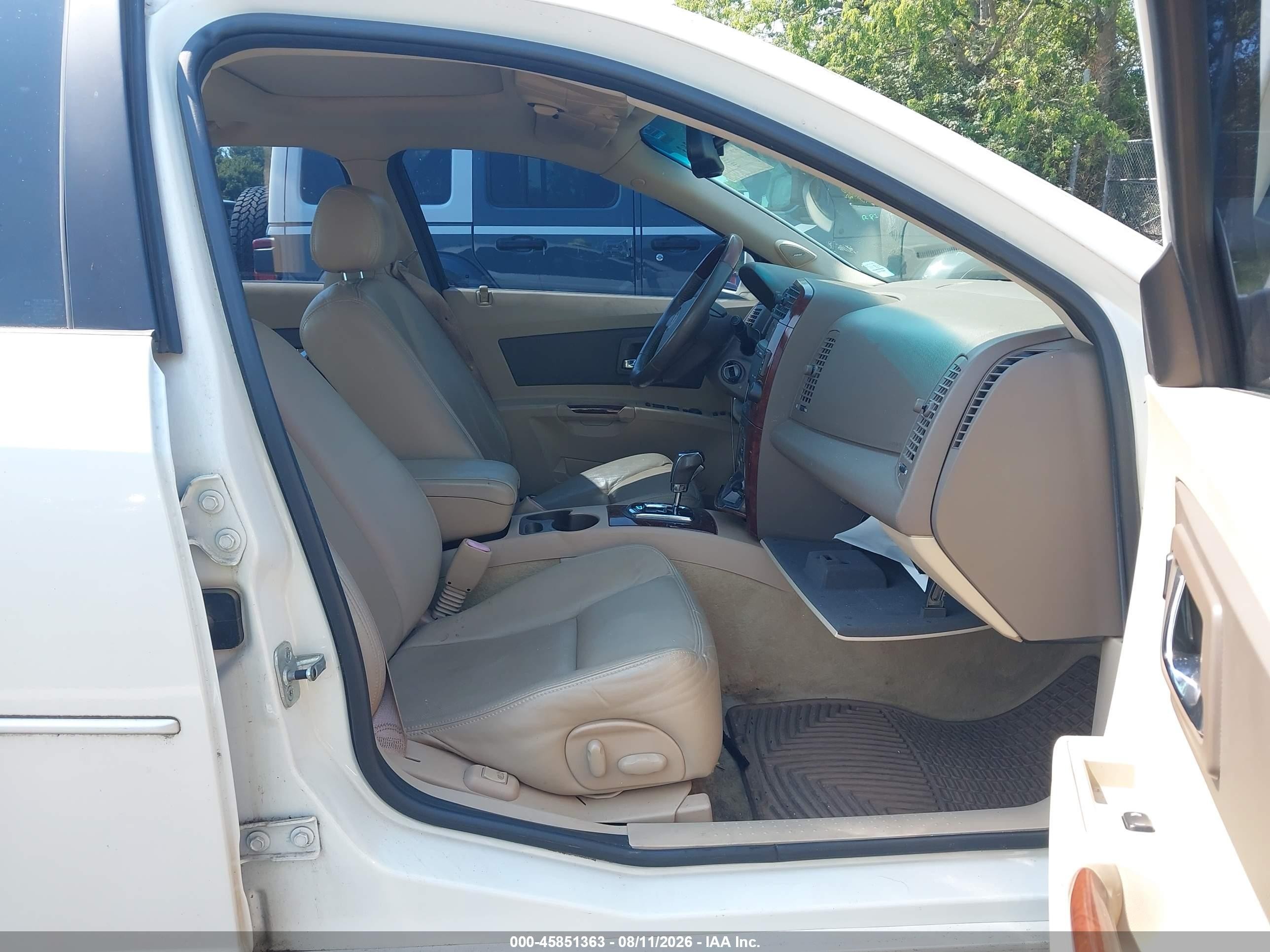 2007 Cadillac Cts Hi Feature V6 White vin: 1G6DP577370102094