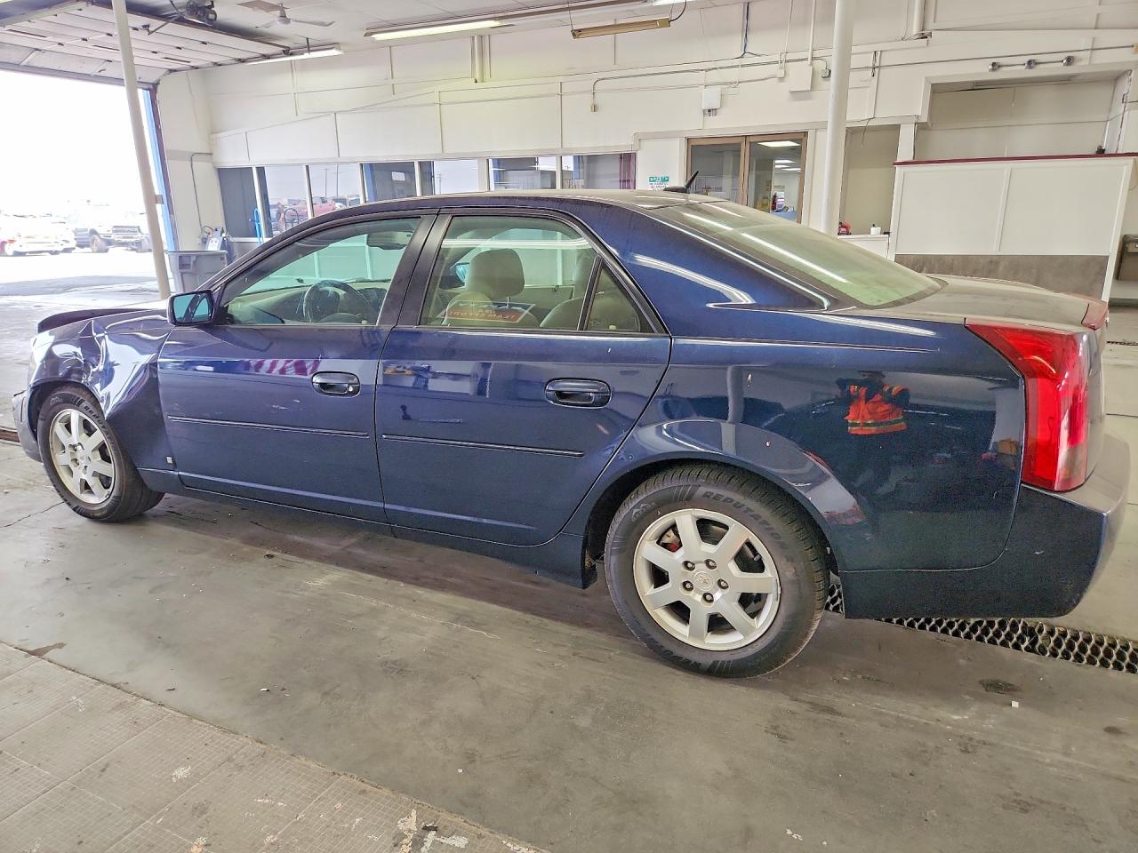 2007 Cadillac Cts Hi Feature V6 Blue vin: 1G6DP577370138030
