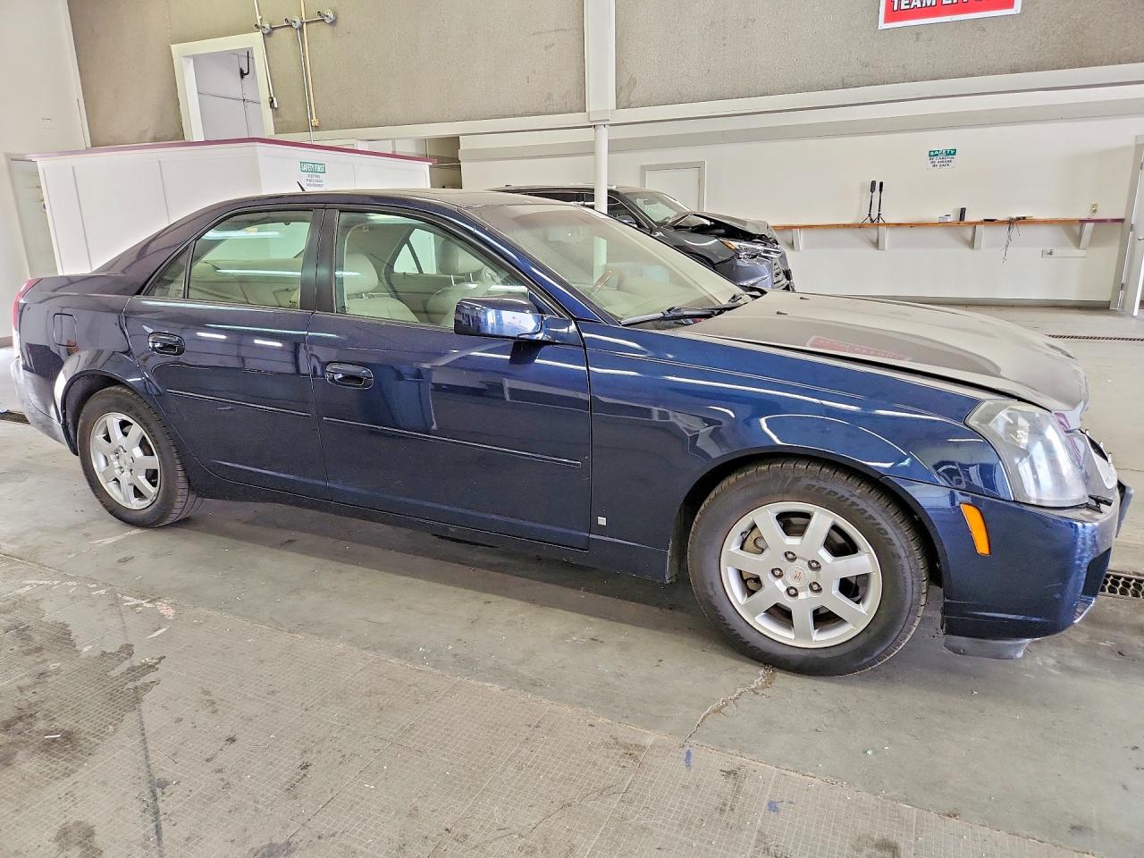 2007 Cadillac Cts Hi Feature V6 Blue vin: 1G6DP577370138030
