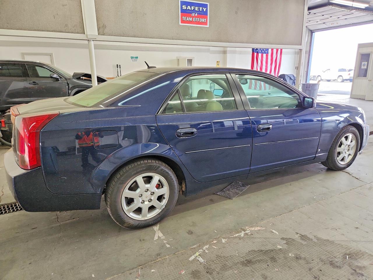 2007 Cadillac Cts Hi Feature V6 Blue vin: 1G6DP577370138030