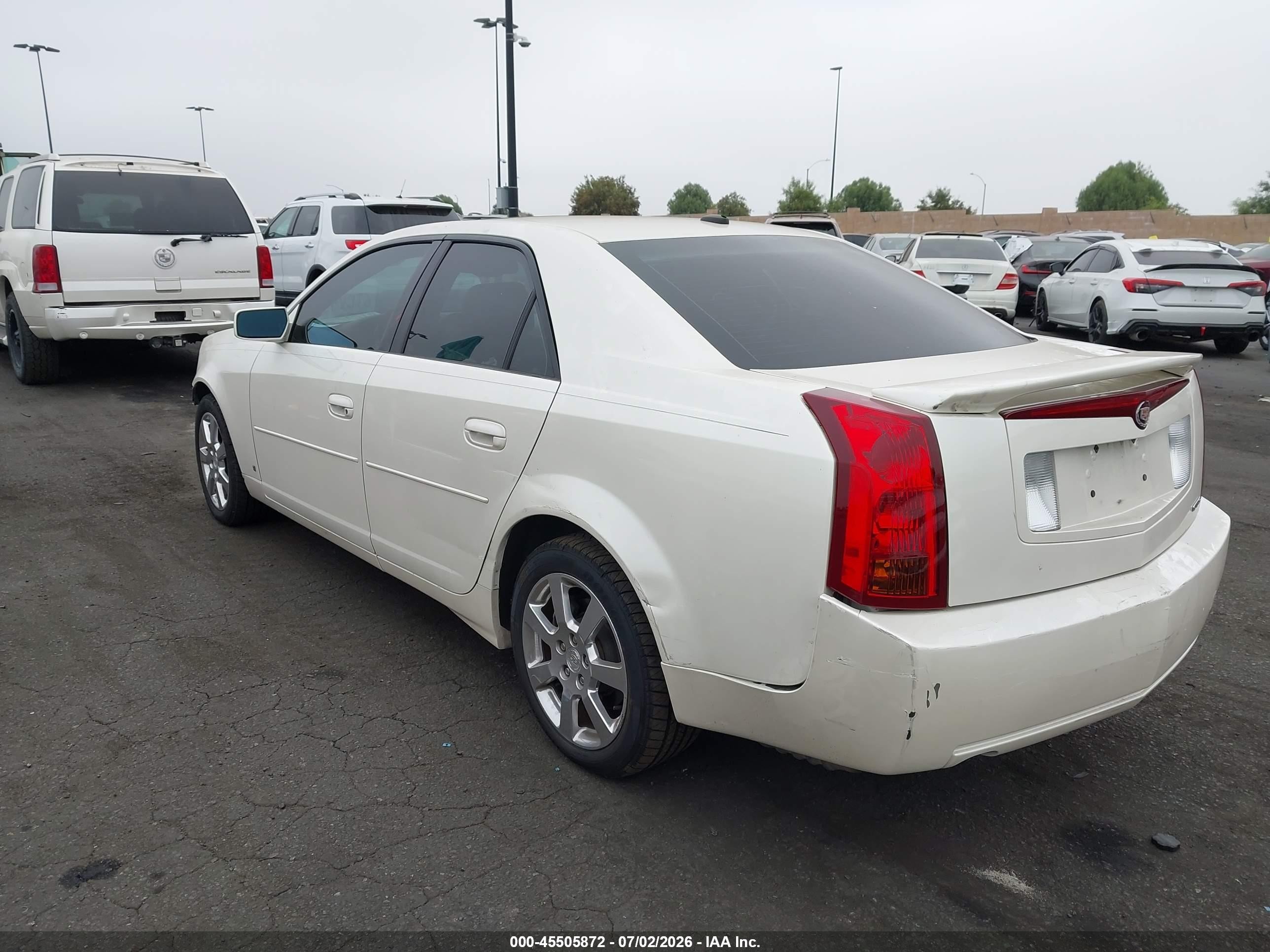 2007 Cadillac Cts Base W/1sb Кремовый vin: 1G6DP577370144703