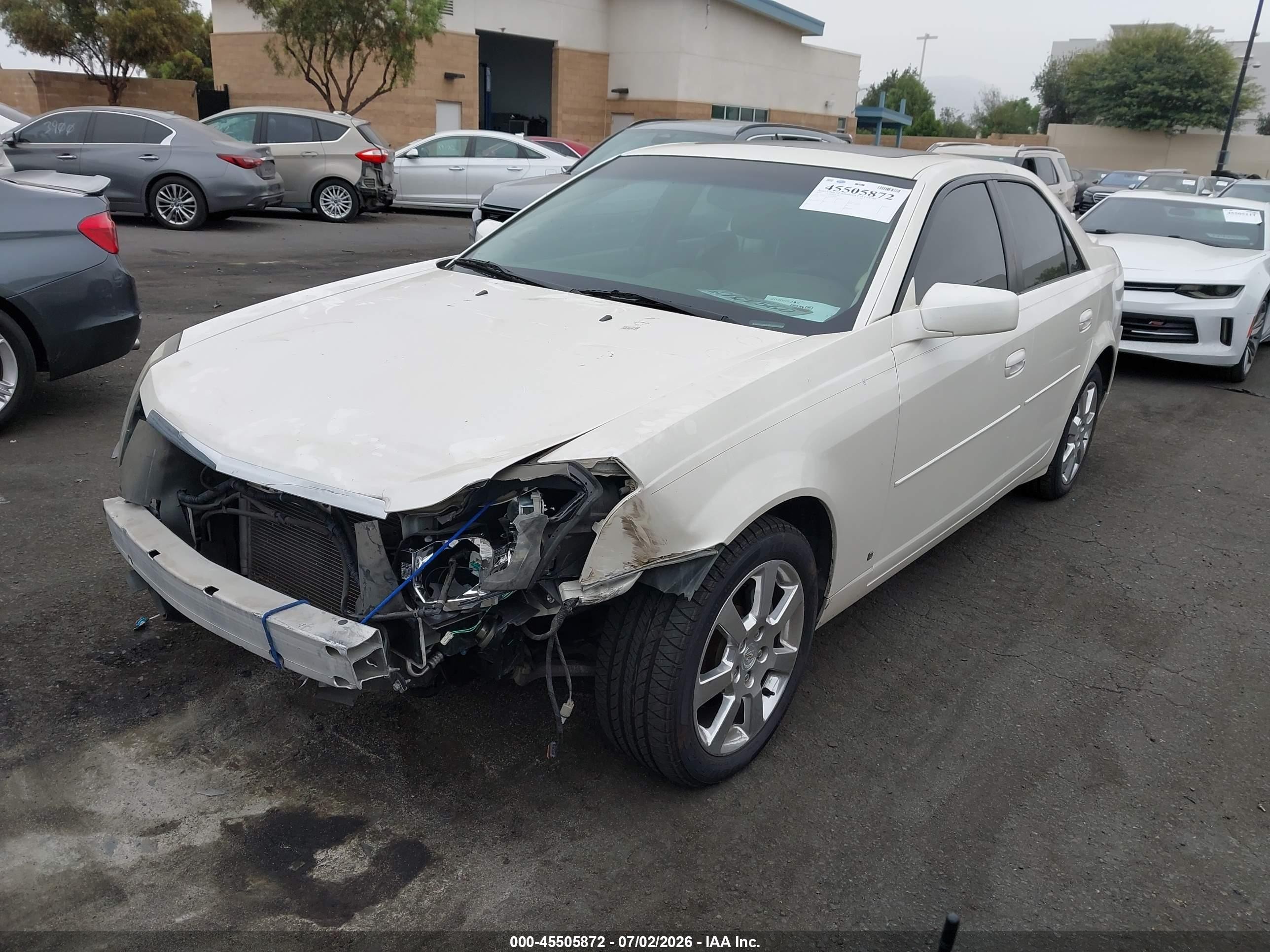 2007 Cadillac Cts Base W/1sb Кремовый vin: 1G6DP577370144703