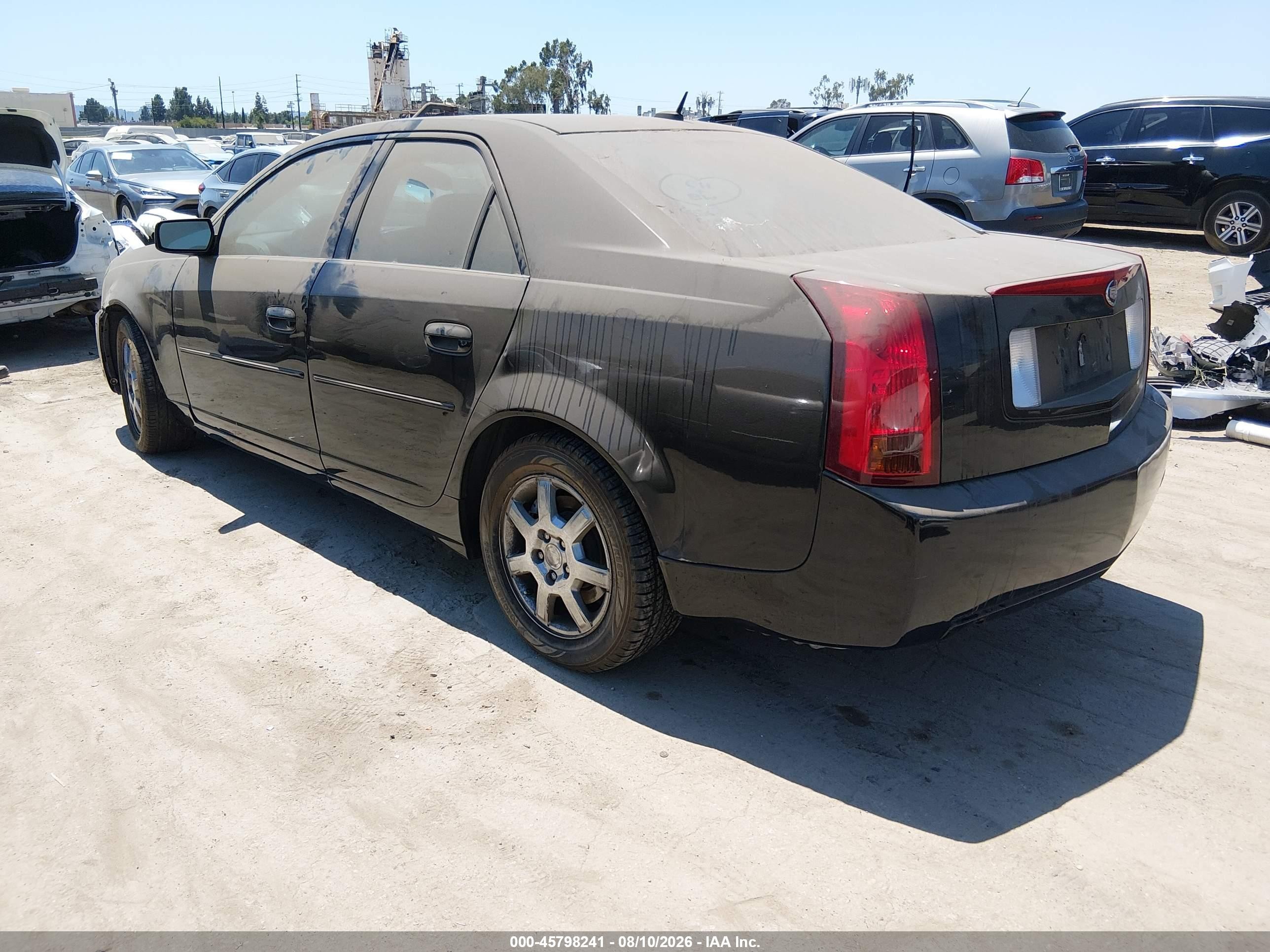 2006 Cadillac Cts Base W/1sb Black vin: 1G6DP577460169804