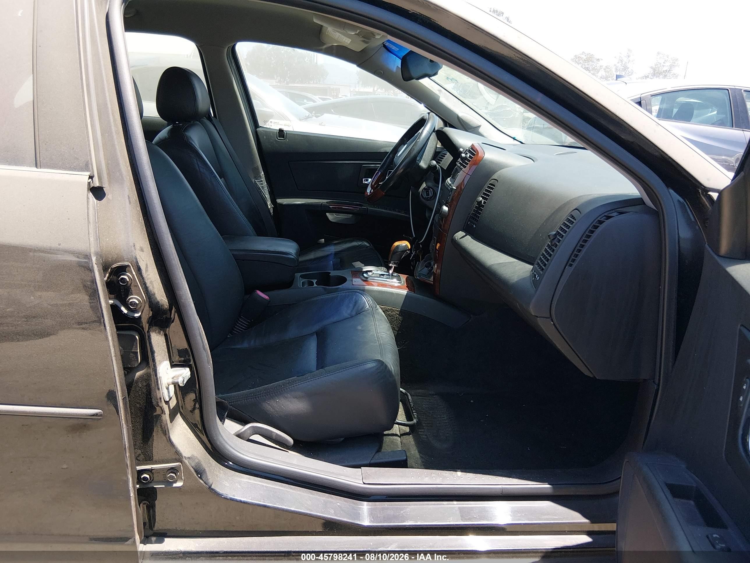2006 Cadillac Cts Base W/1sb Black vin: 1G6DP577460169804