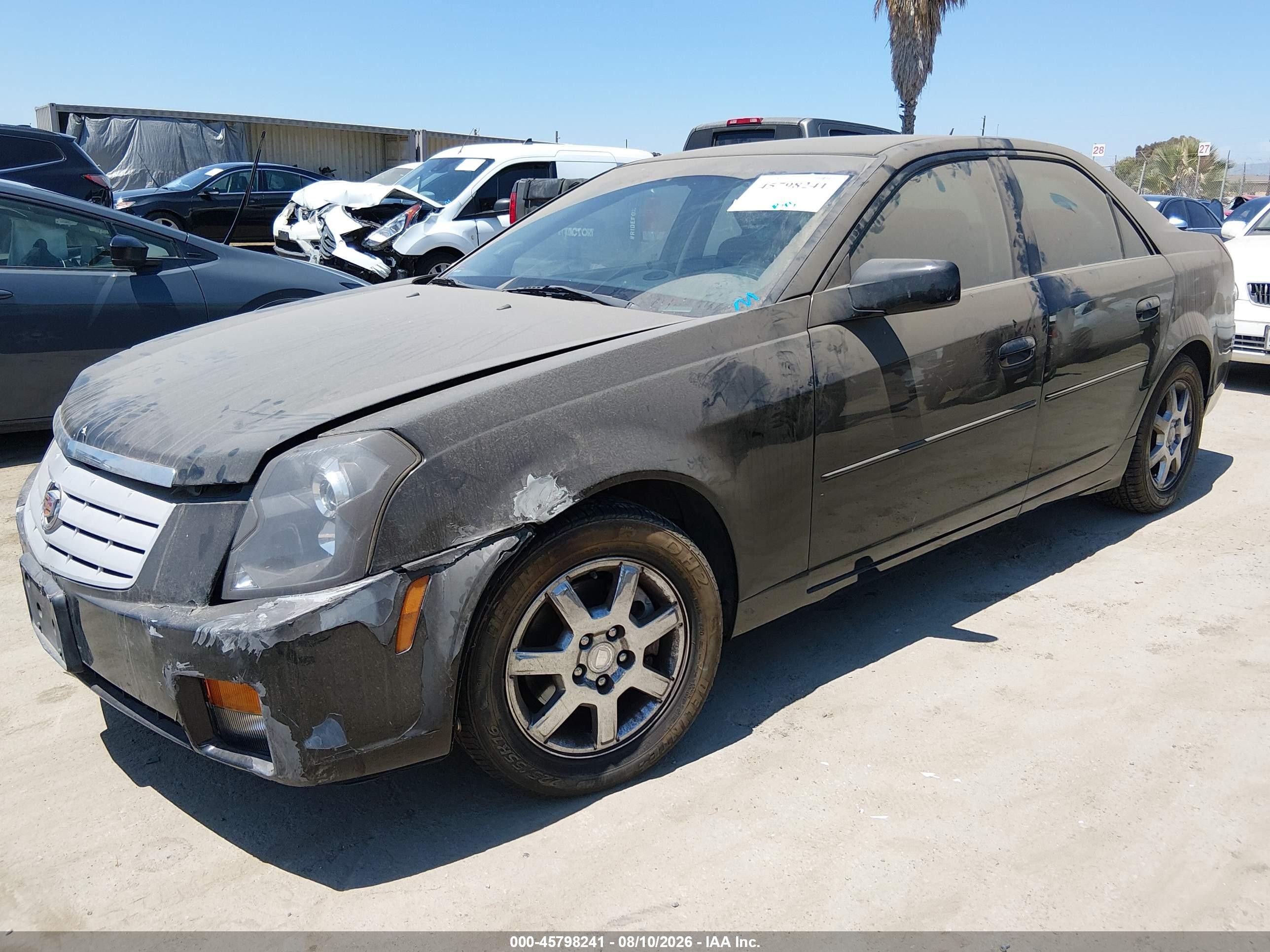 2006 Cadillac Cts Base W/1sb Black vin: 1G6DP577460169804