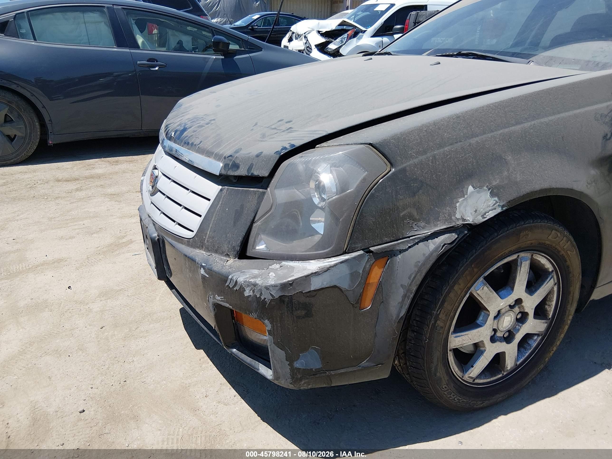 2006 Cadillac Cts Base W/1sb Black vin: 1G6DP577460169804