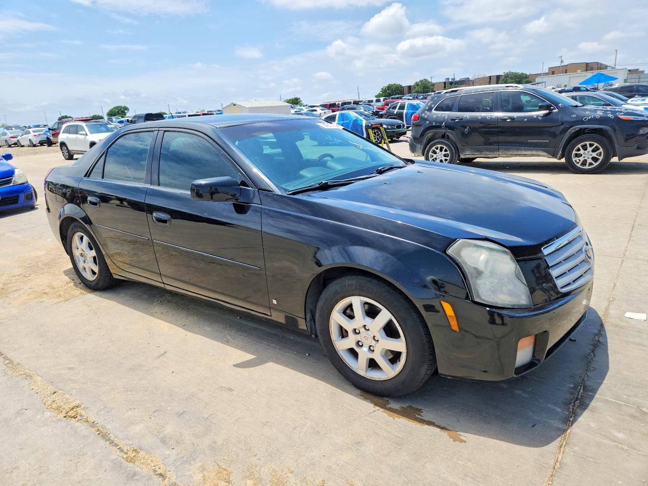 2007 Cadillac Cts Hi Feature V6 Black vin: 1G6DP577470176169