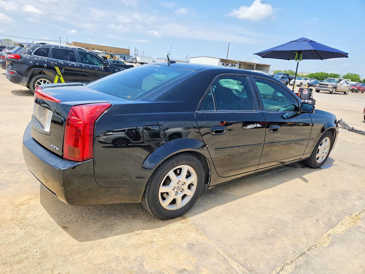 2007 Cadillac Cts Hi Feature V6 Black vin: 1G6DP577470176169