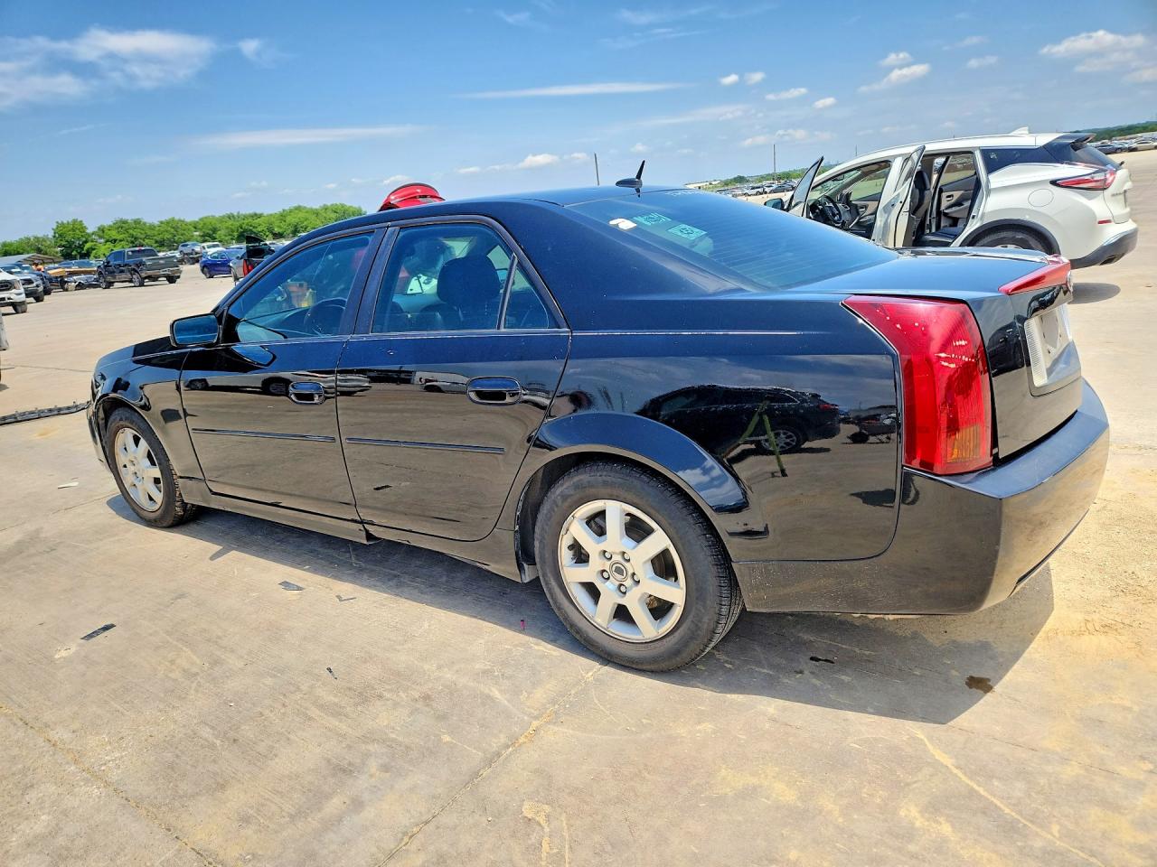 2007 Cadillac Cts Hi Feature V6 Black vin: 1G6DP577470176169