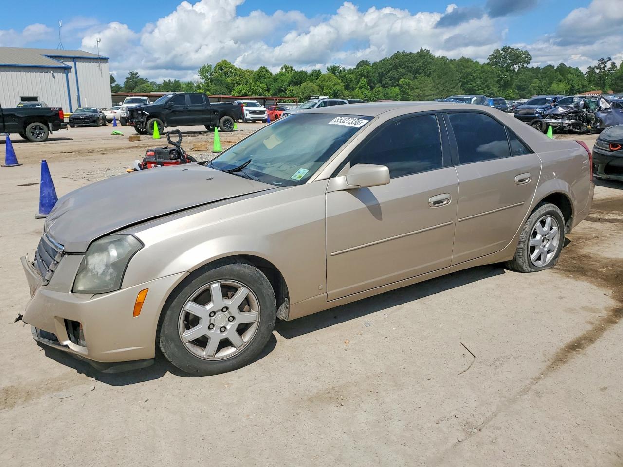 2006 Cadillac Cts Hi Feature V6 Gold vin: 1G6DP577560105674