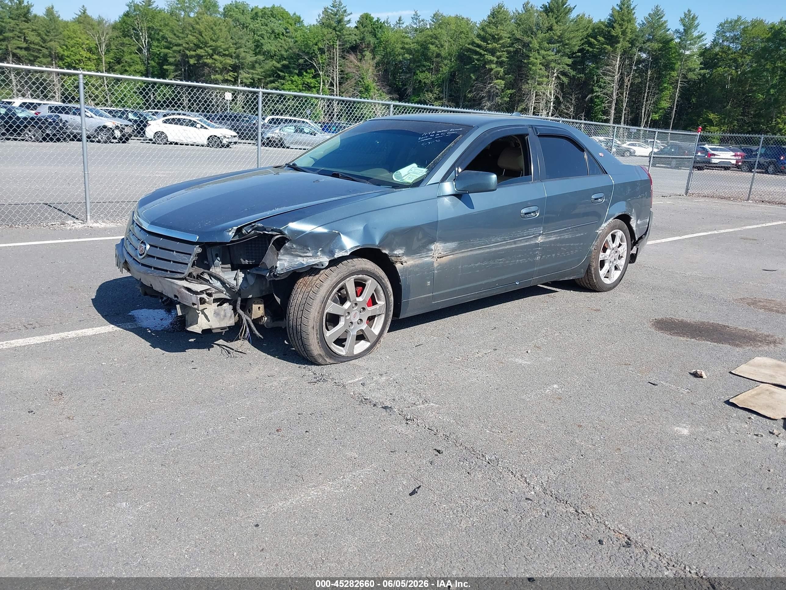2006 Cadillac Cts Standard Blue vin: 1G6DP577560138951