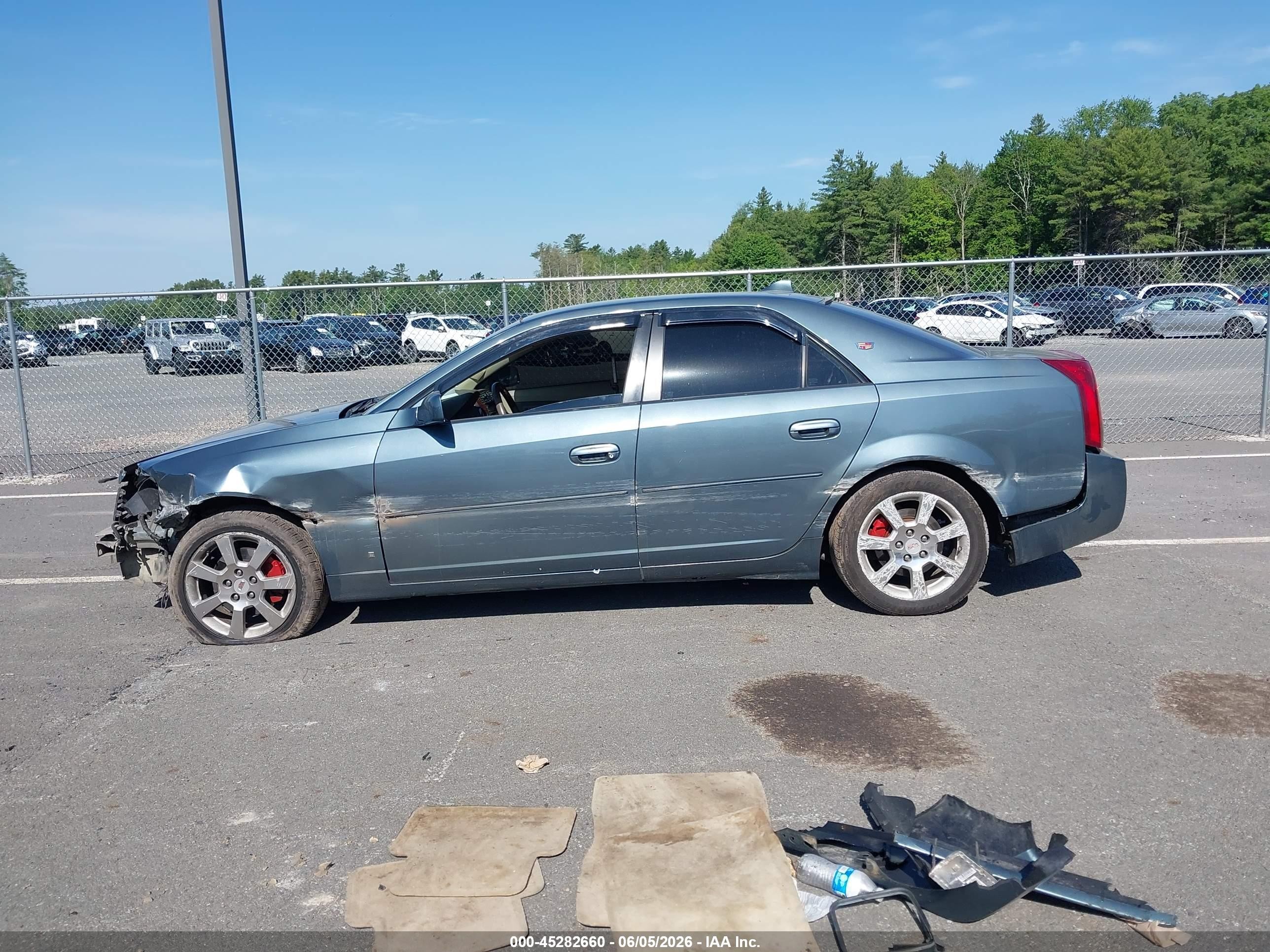2006 Cadillac Cts Standard Blue vin: 1G6DP577560138951