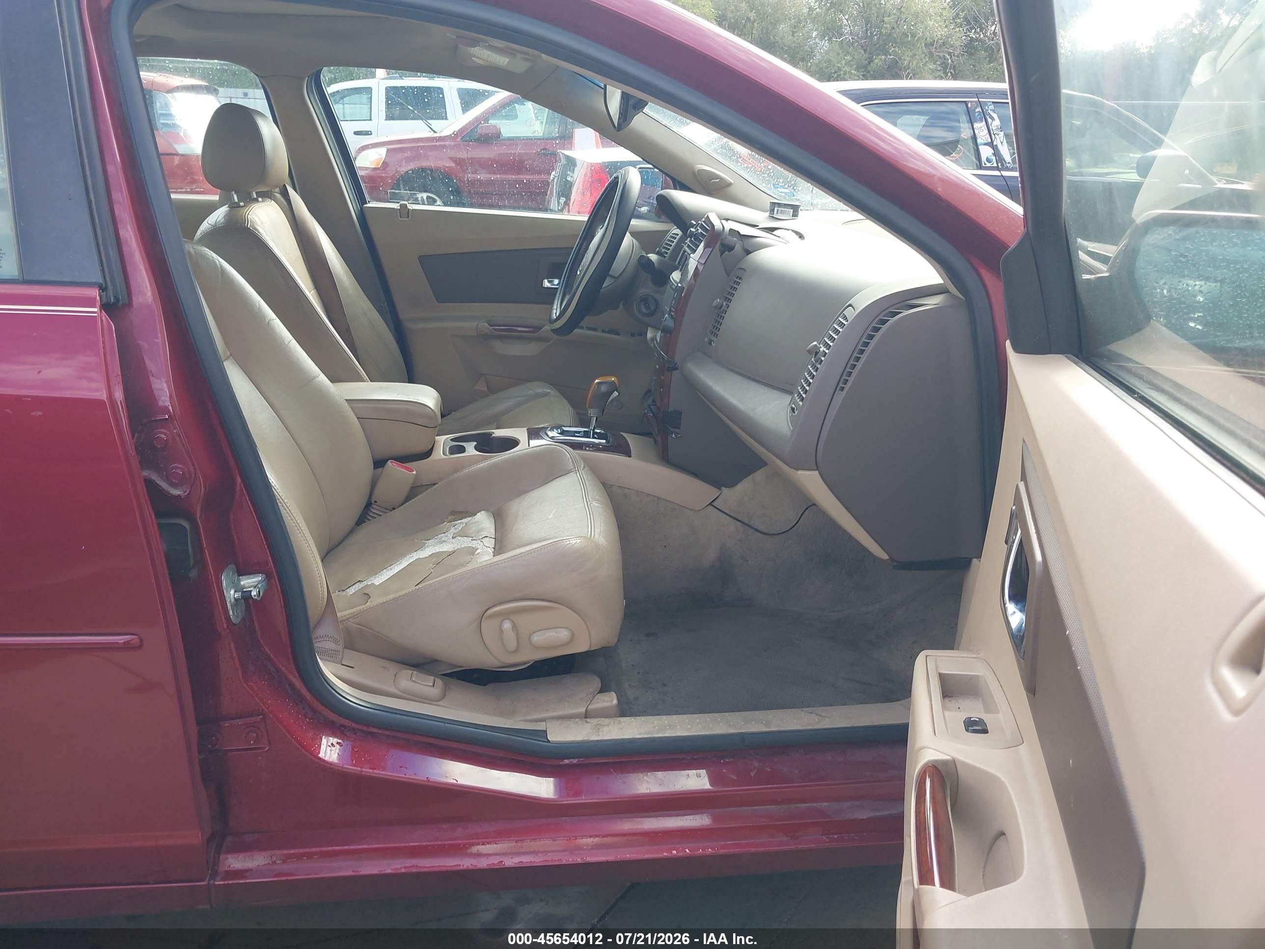 2006 Cadillac Cts Base W/1sb Red vin: 1G6DP577560160058