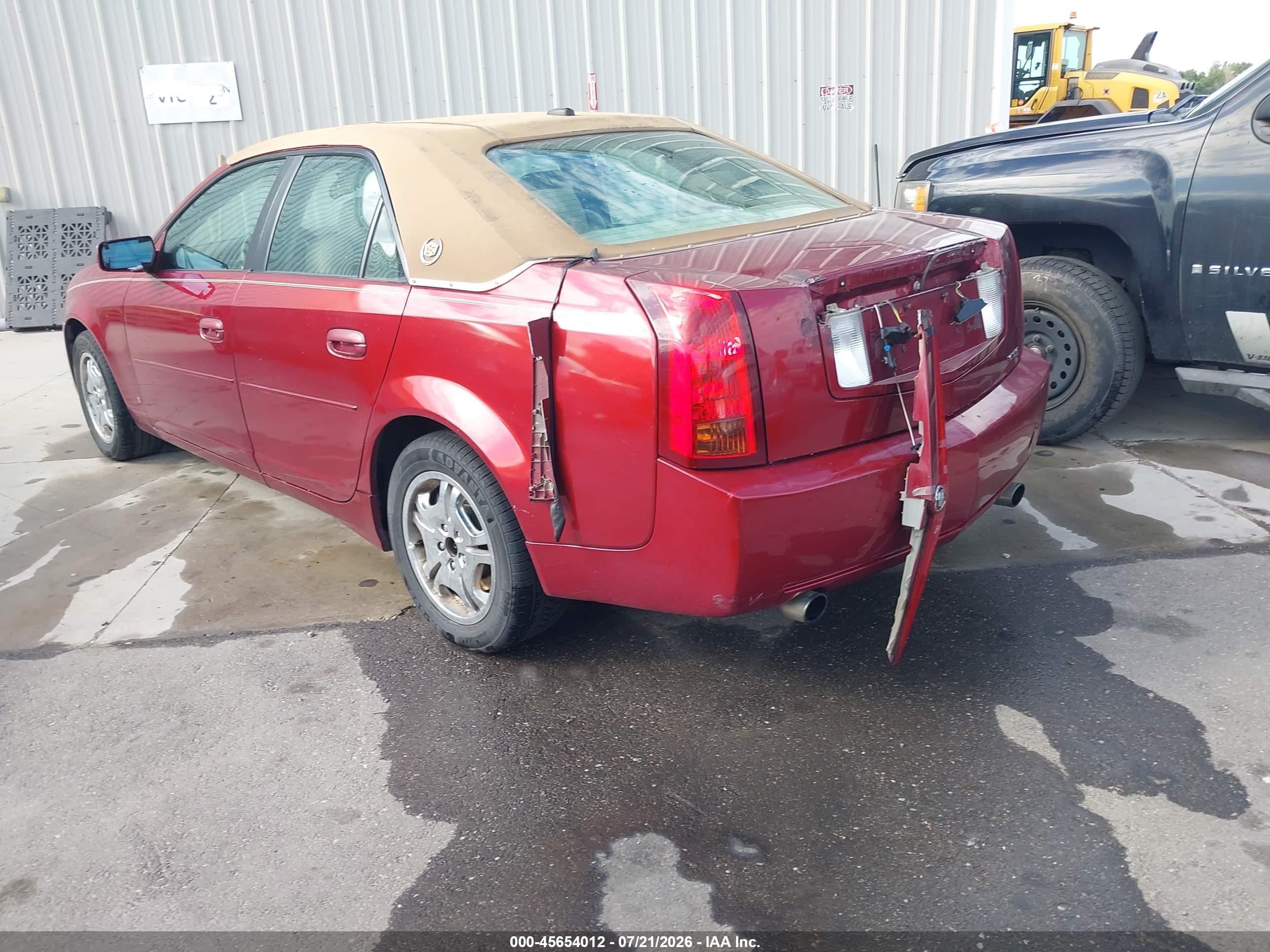 2006 Cadillac Cts Base W/1sb Red vin: 1G6DP577560160058