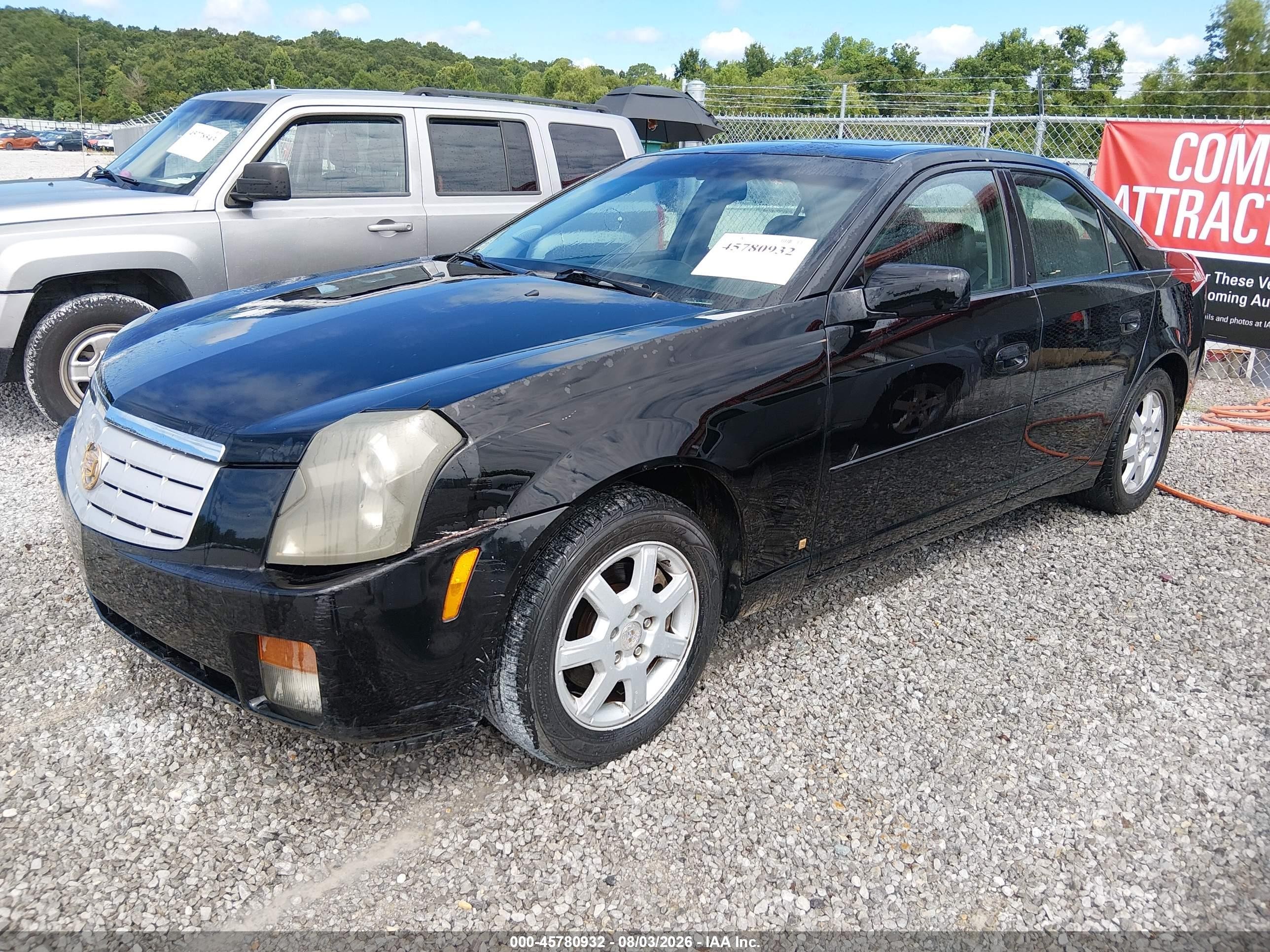 2007 Cadillac Cts Base W/1sb Black vin: 1G6DP577570124940