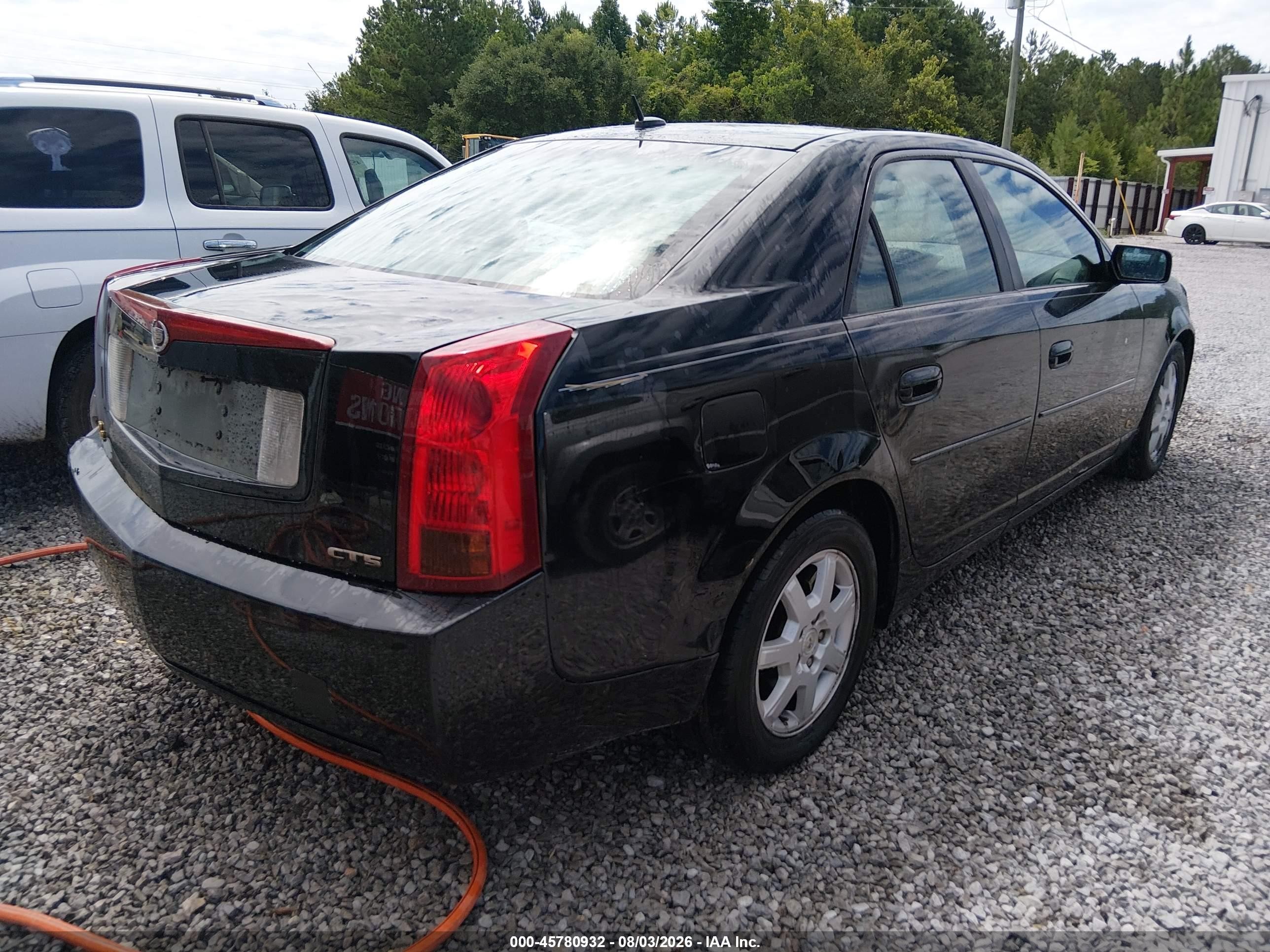 2007 Cadillac Cts Base W/1sb Black vin: 1G6DP577570124940