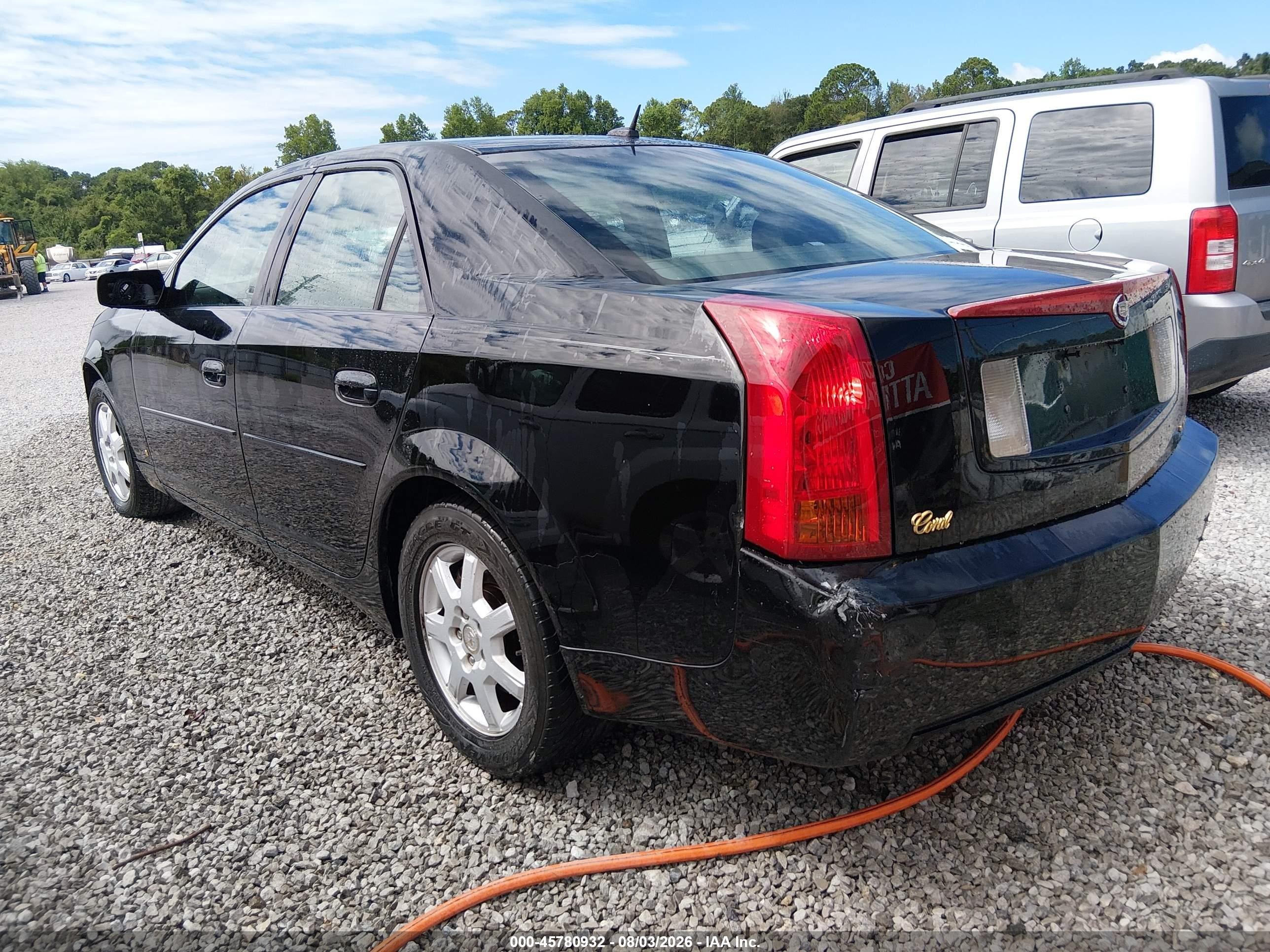 2007 Cadillac Cts Base W/1sb Black vin: 1G6DP577570124940