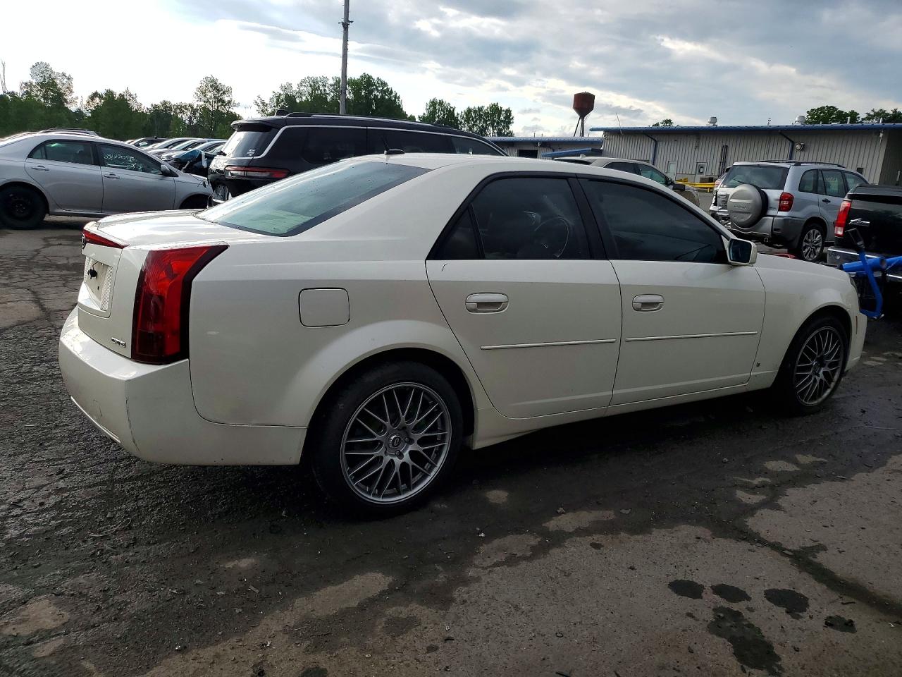 2006 Cadillac Cts Hi Feature V6 White vin: 1G6DP577660124606
