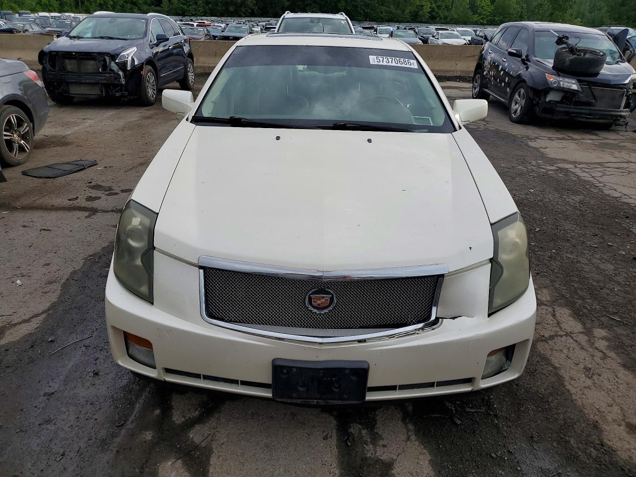 2006 Cadillac Cts Hi Feature V6 White vin: 1G6DP577660124606