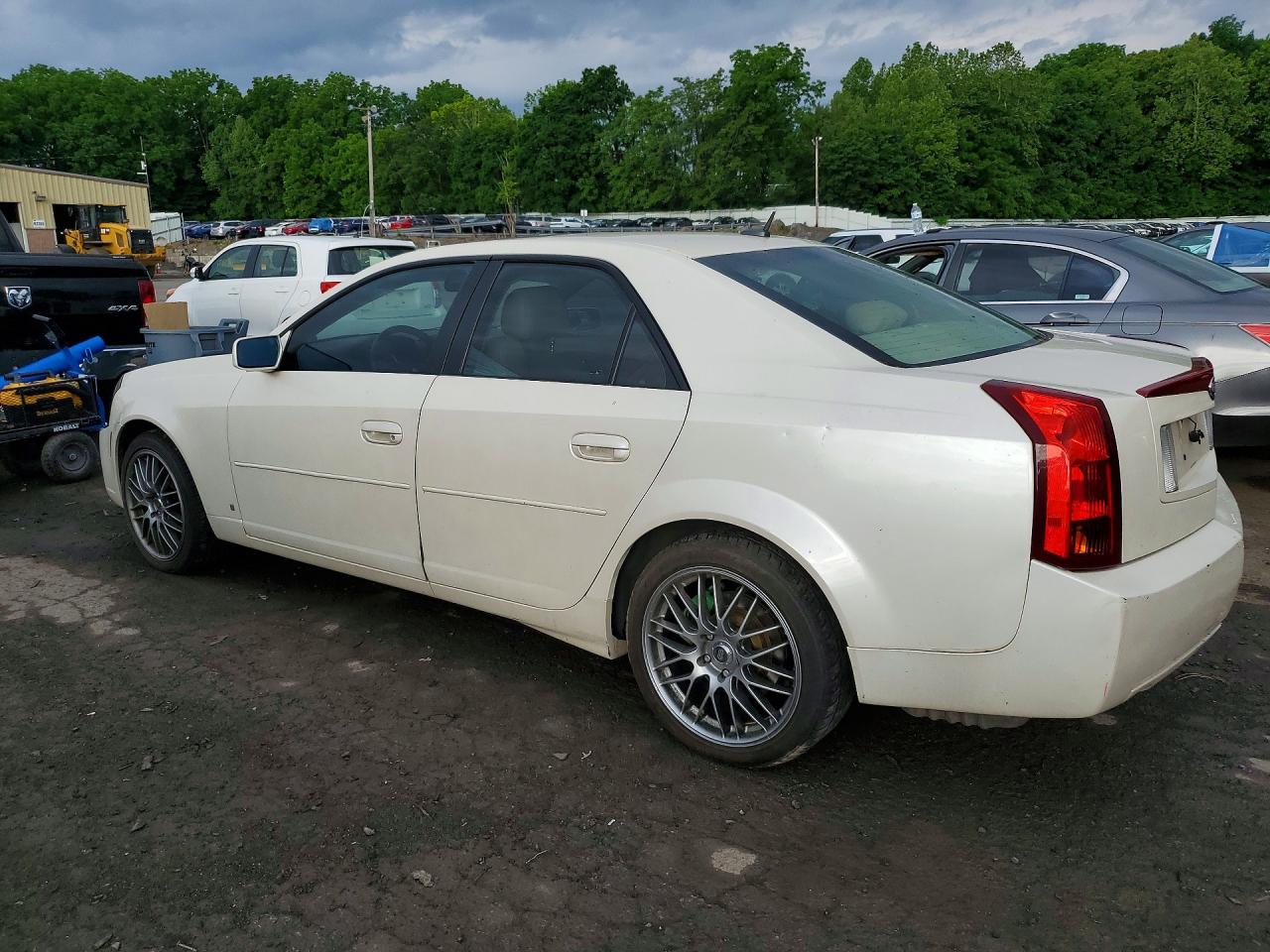 2006 Cadillac Cts Hi Feature V6 White vin: 1G6DP577660124606