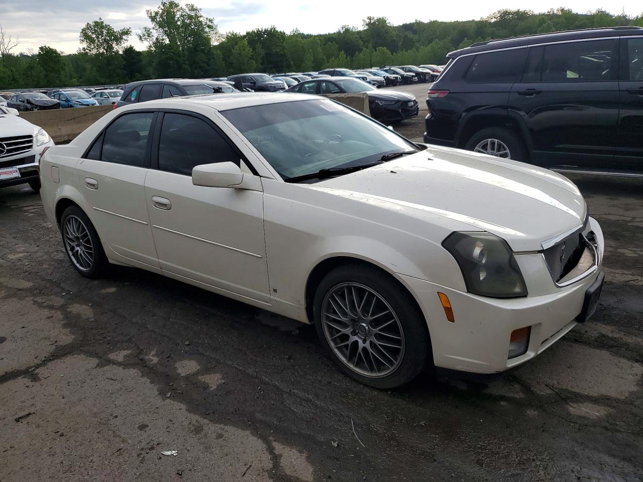 2006 Cadillac Cts Hi Feature V6 White vin: 1G6DP577660124606