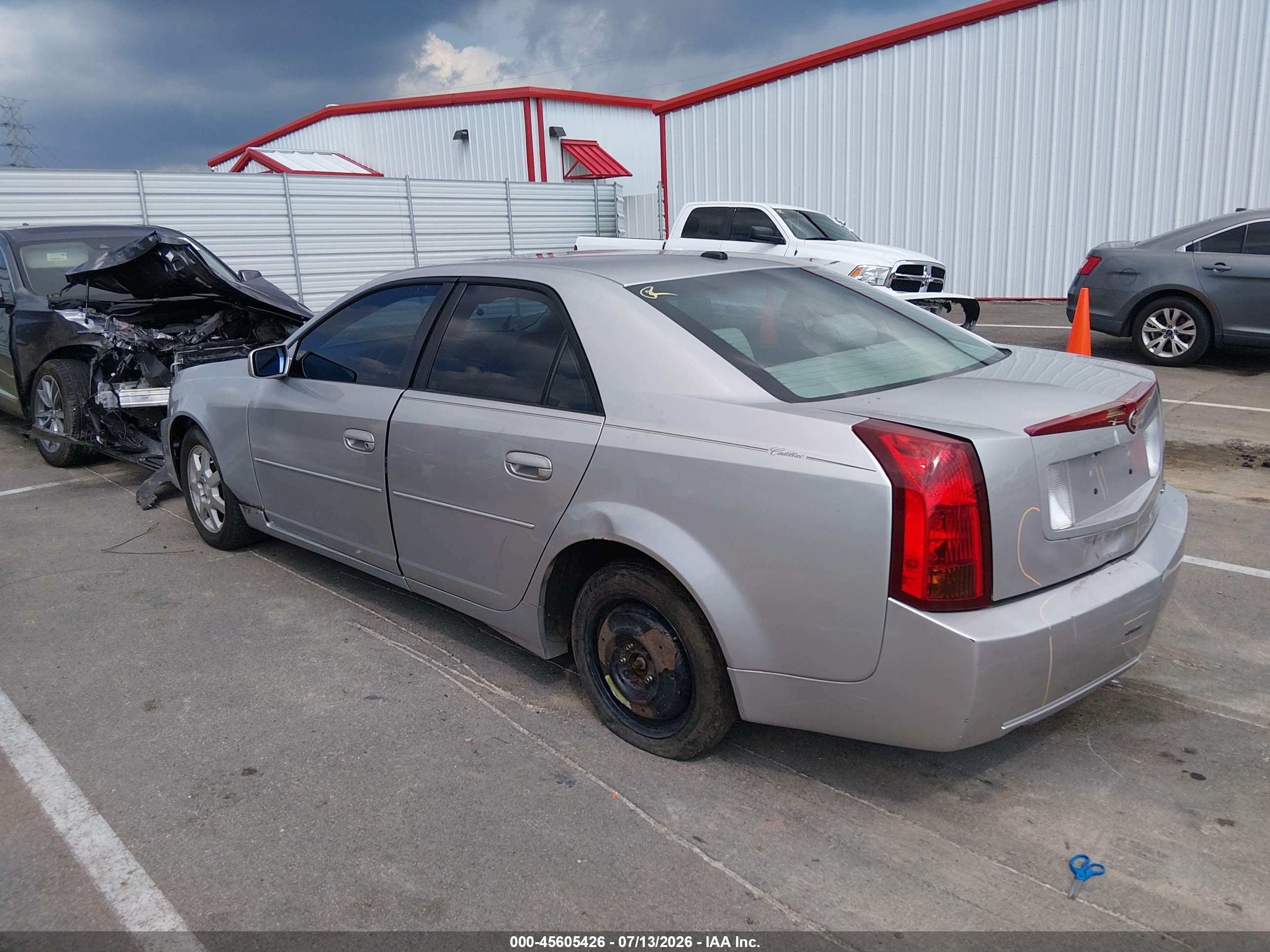 2006 Cadillac Cts Base W/1sb Gray vin: 1G6DP577660148260
