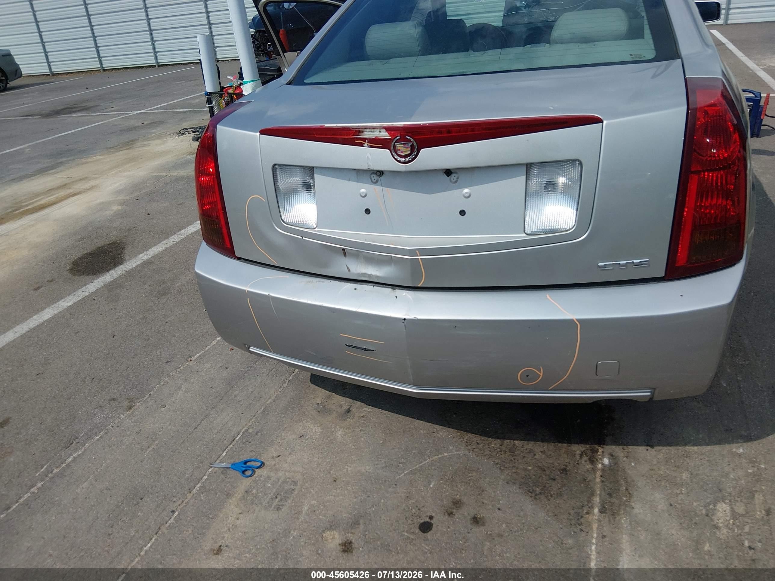 2006 Cadillac Cts Base W/1sb Gray vin: 1G6DP577660148260
