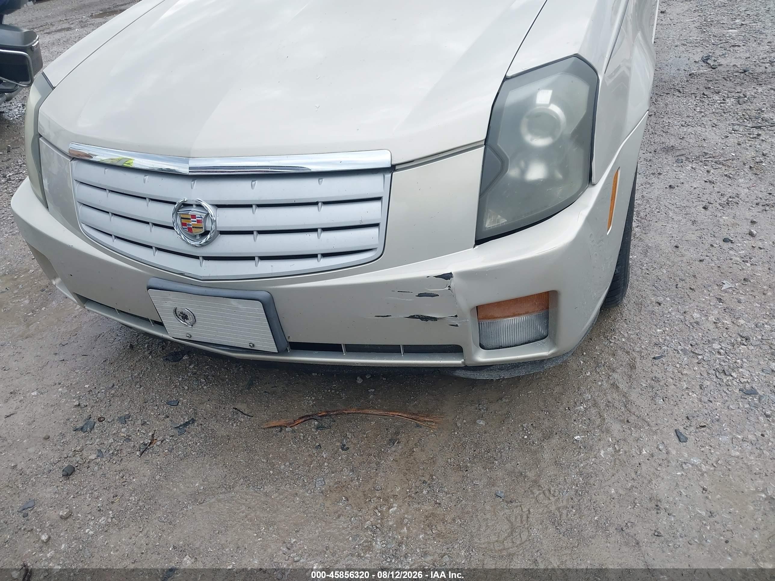 2007 Cadillac Cts Base W/1sb Gold vin: 1G6DP577670112344