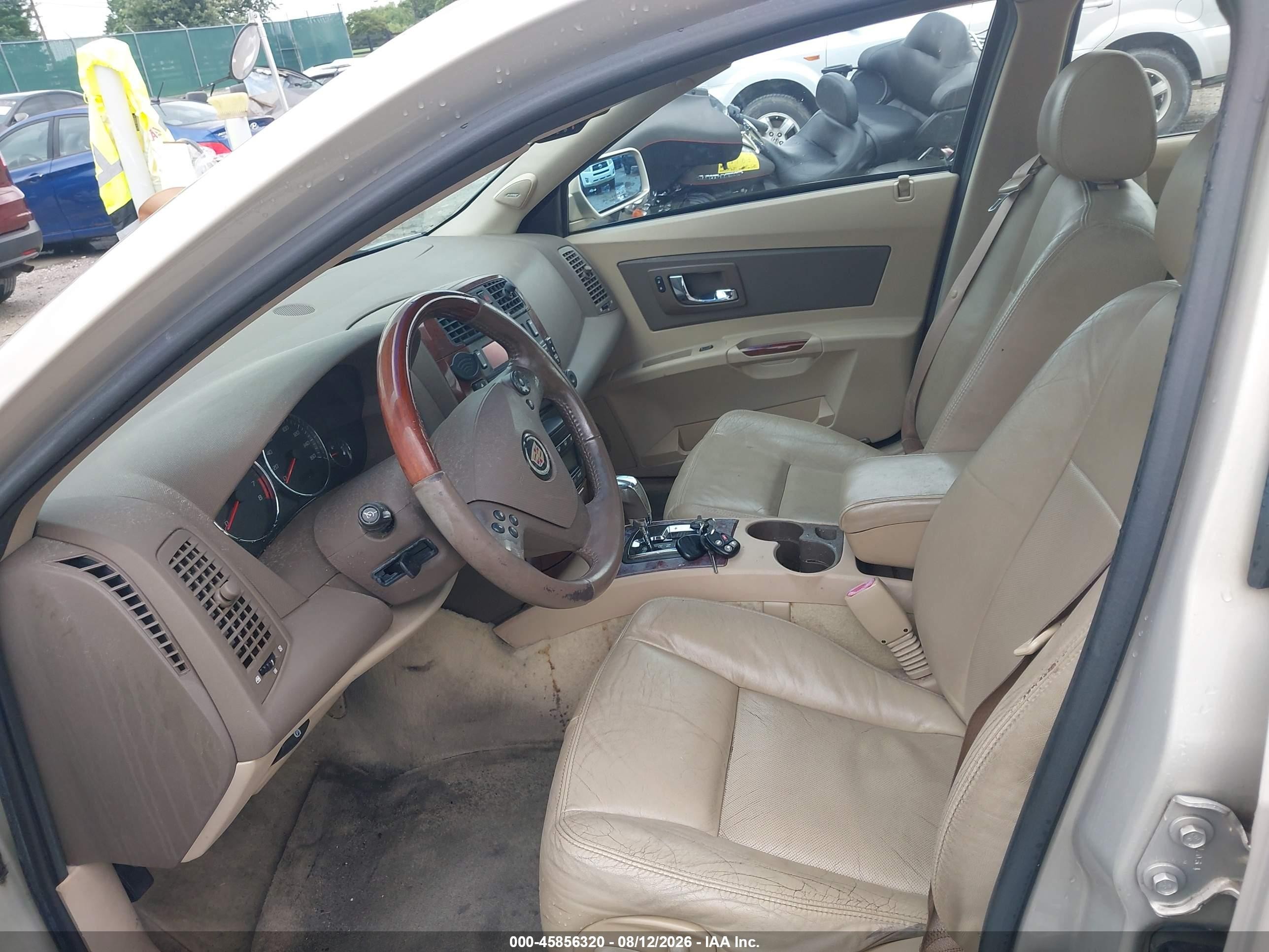 2007 Cadillac Cts Base W/1sb Gold vin: 1G6DP577670112344