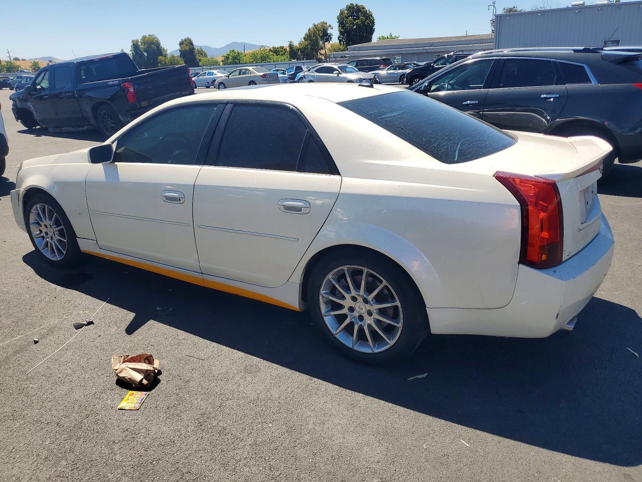2007 Cadillac Cts Hi Feature V6 Белый vin: 1G6DP577670156750