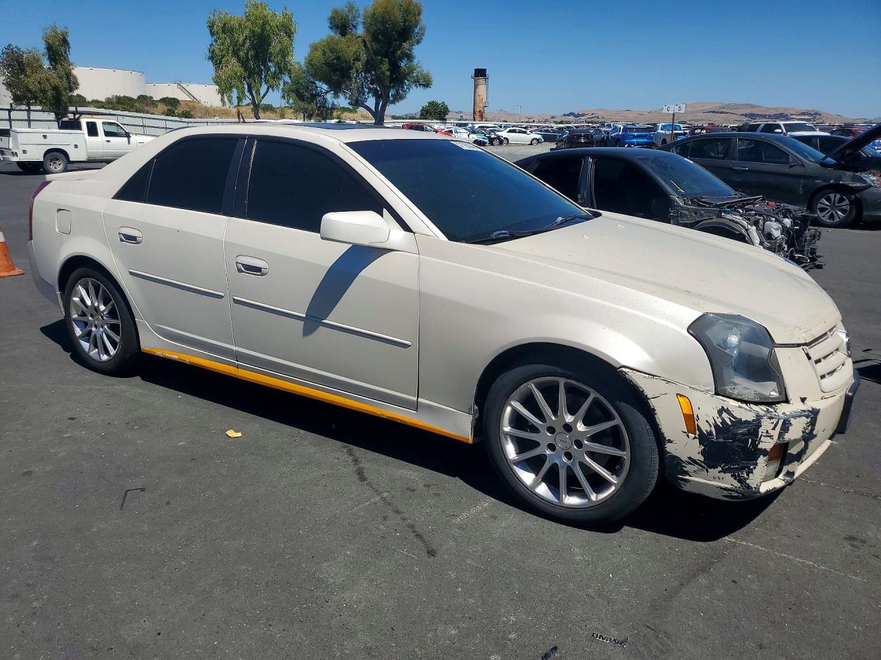2007 Cadillac Cts Hi Feature V6 Белый vin: 1G6DP577670156750