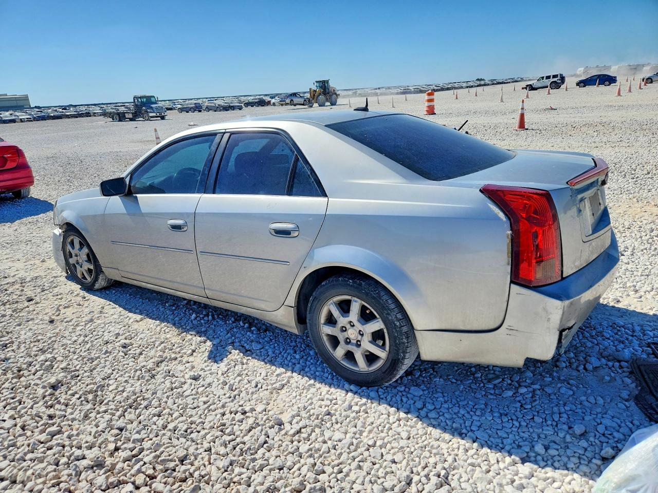 2007 Cadillac Cts Hi Feature V6 Silver vin: 1G6DP577670159616