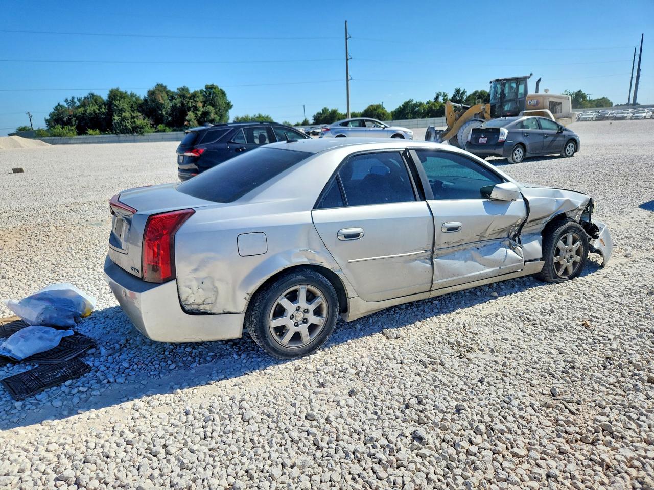 2007 Cadillac Cts Hi Feature V6 Silver vin: 1G6DP577670159616